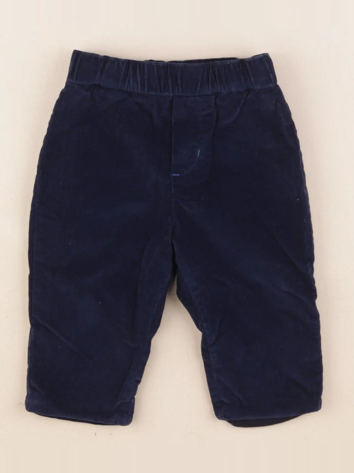Jacadi - pantalon doublé bleu - 6 mois