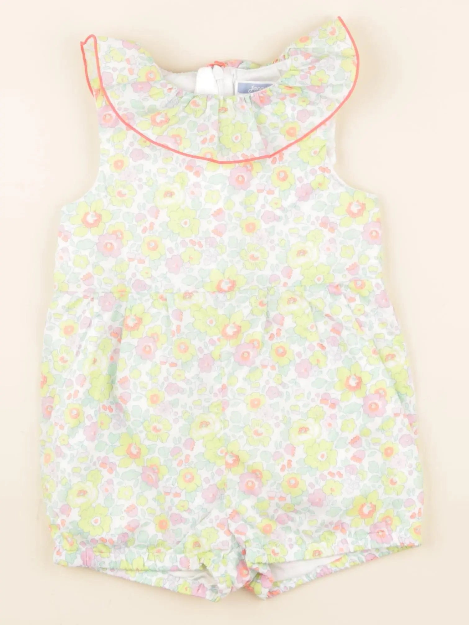 Jacadi - combinaison liberty multicolore - 36 mois