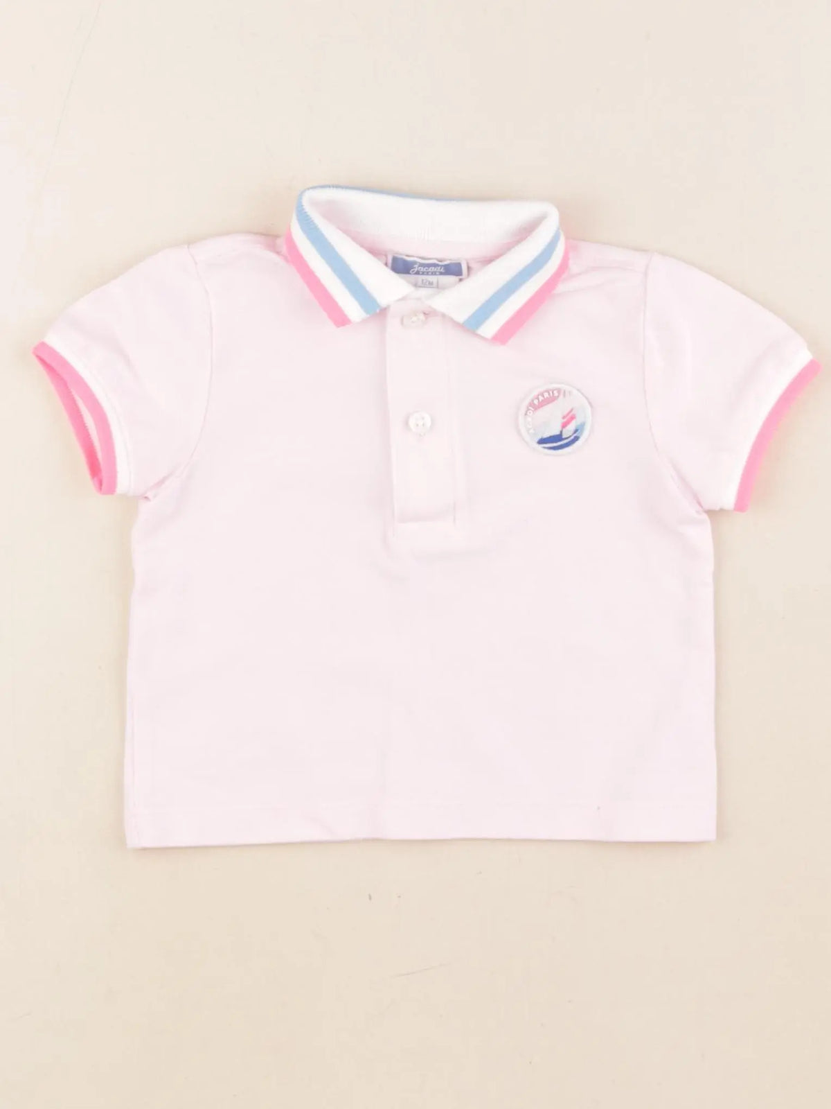Jacadi - polo rose - 12 mois
