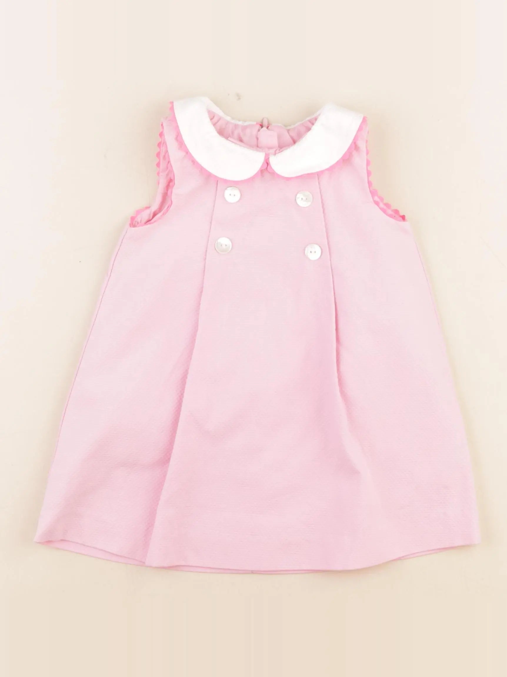 Jacadi - robe rose - 12 mois