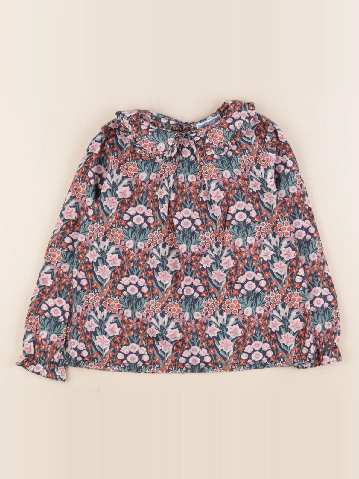 Jacadi - blouse liberty multicolore - 4 ans
