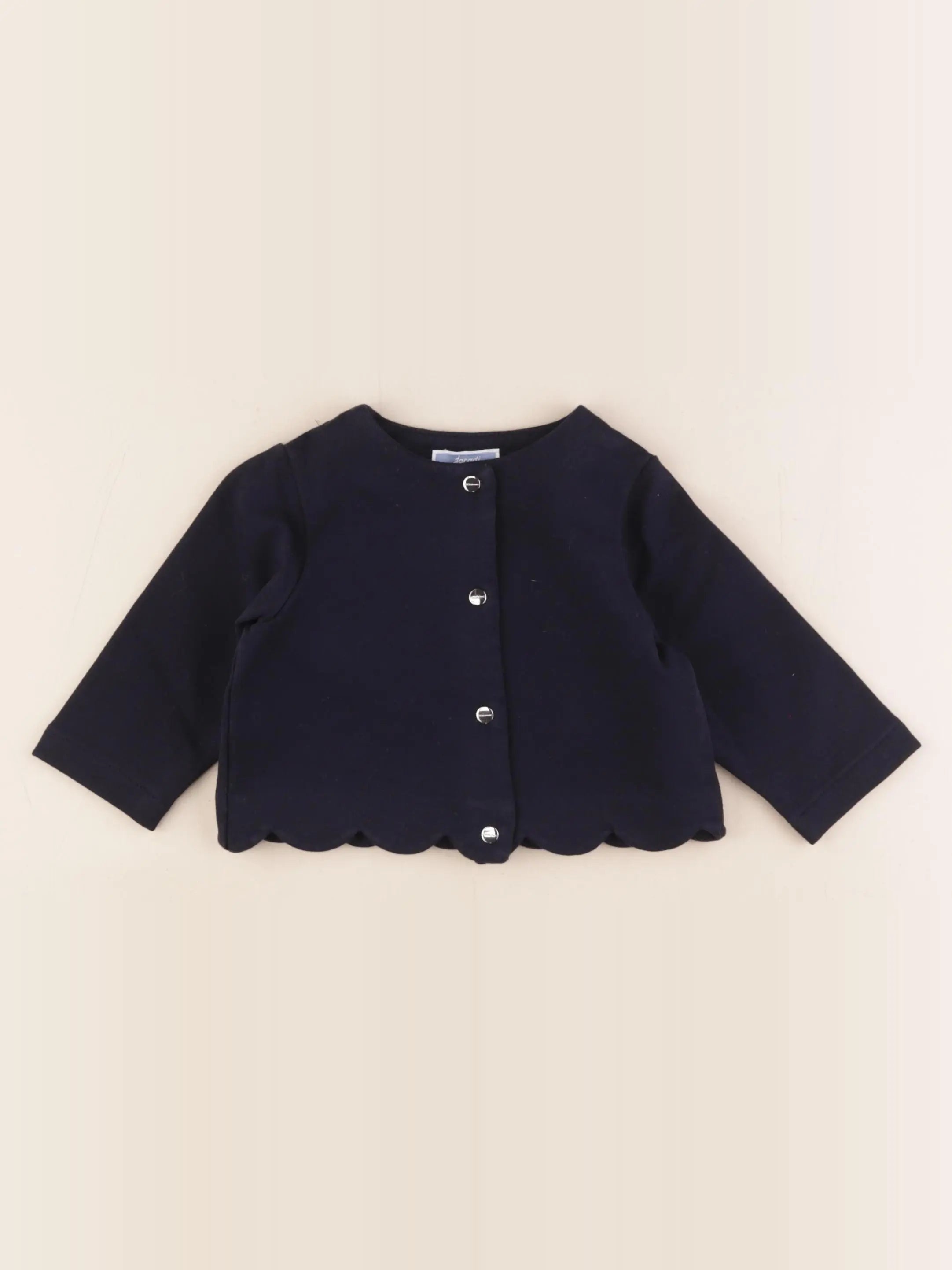 Jacadi - sweat bleu - 12 mois