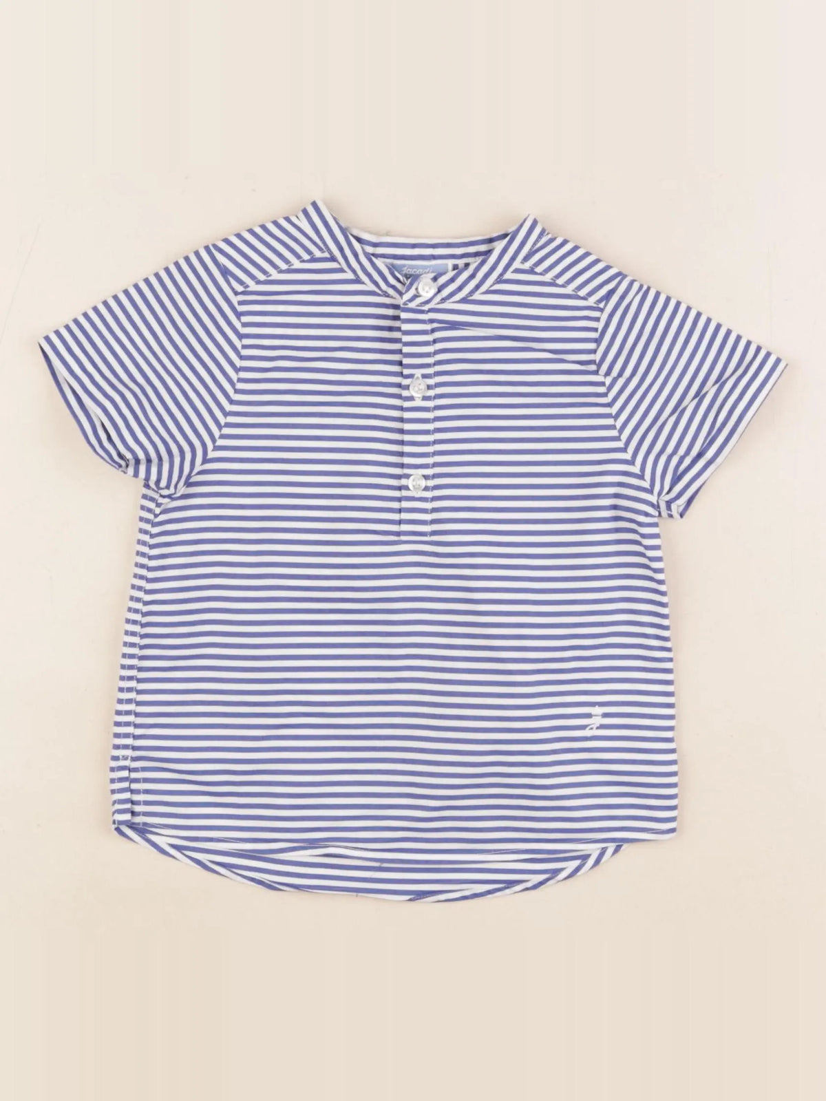 Jacadi - chemise bleu, blanc - 18 mois
