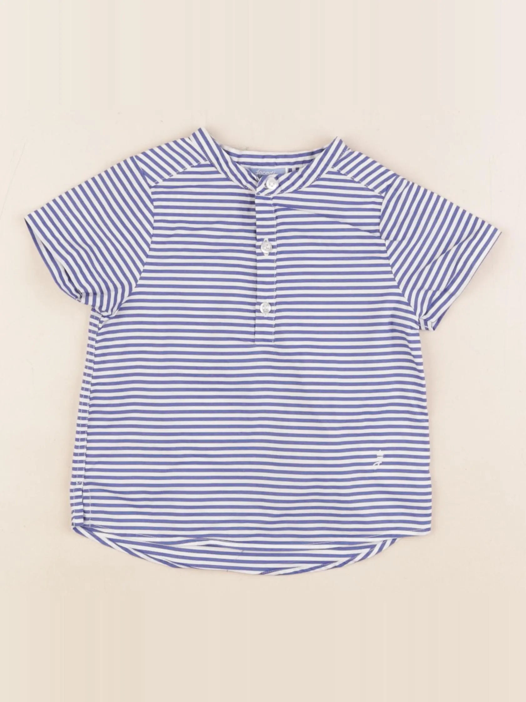 Jacadi - chemise bleu, blanc - 18 mois