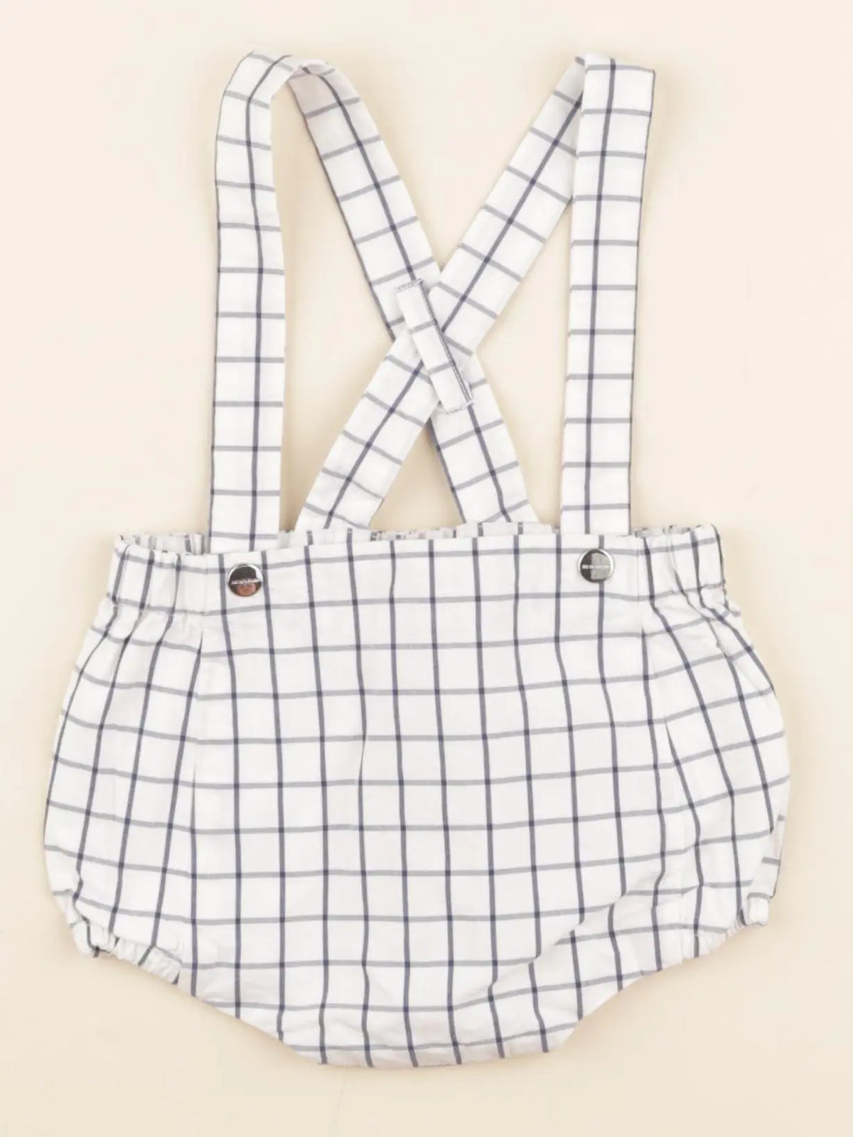 Jacadi - bloomer blanc, bleu - 6 mois