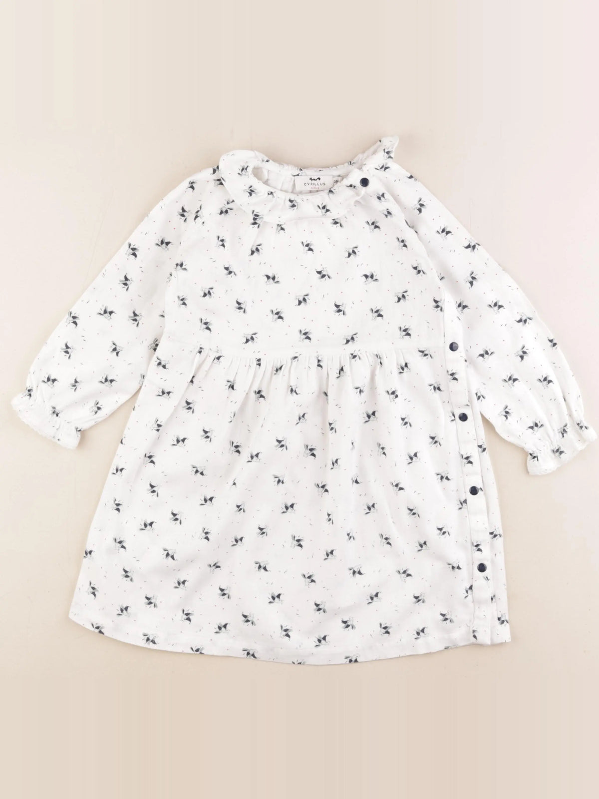Cyrillus - robe blanc - 36 mois