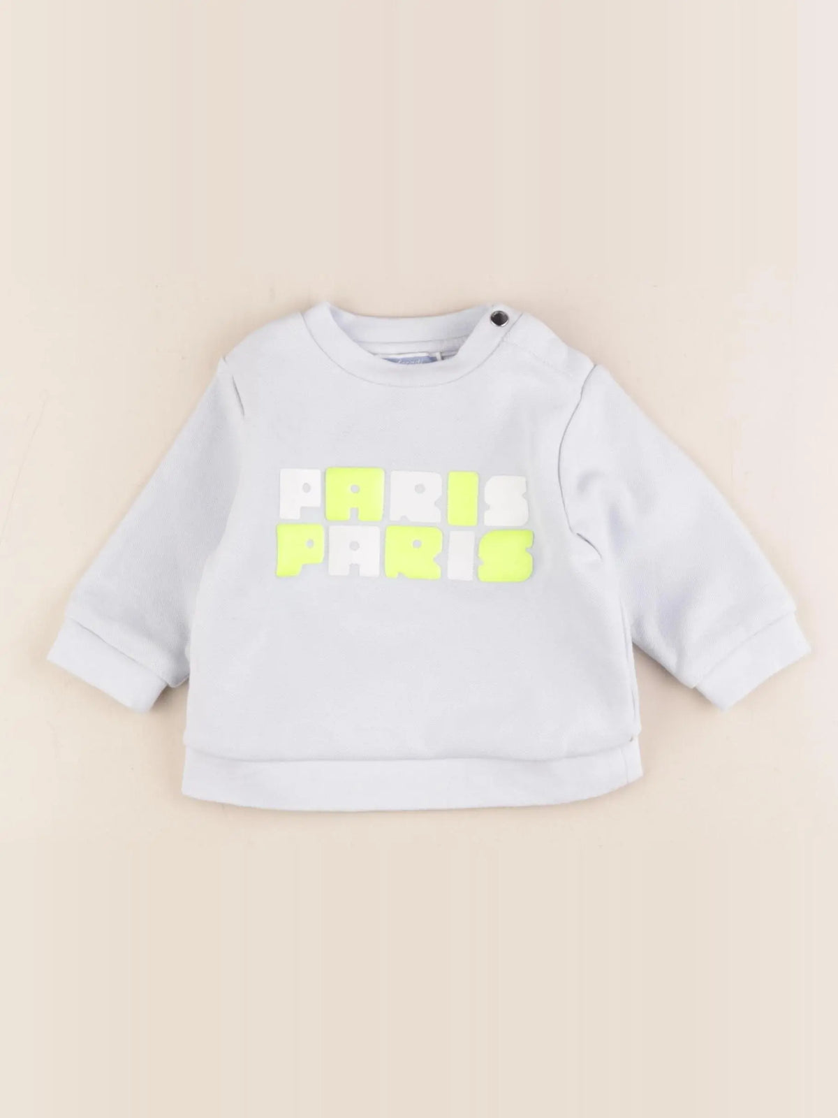 Jacadi - sweat bleu - 6 mois