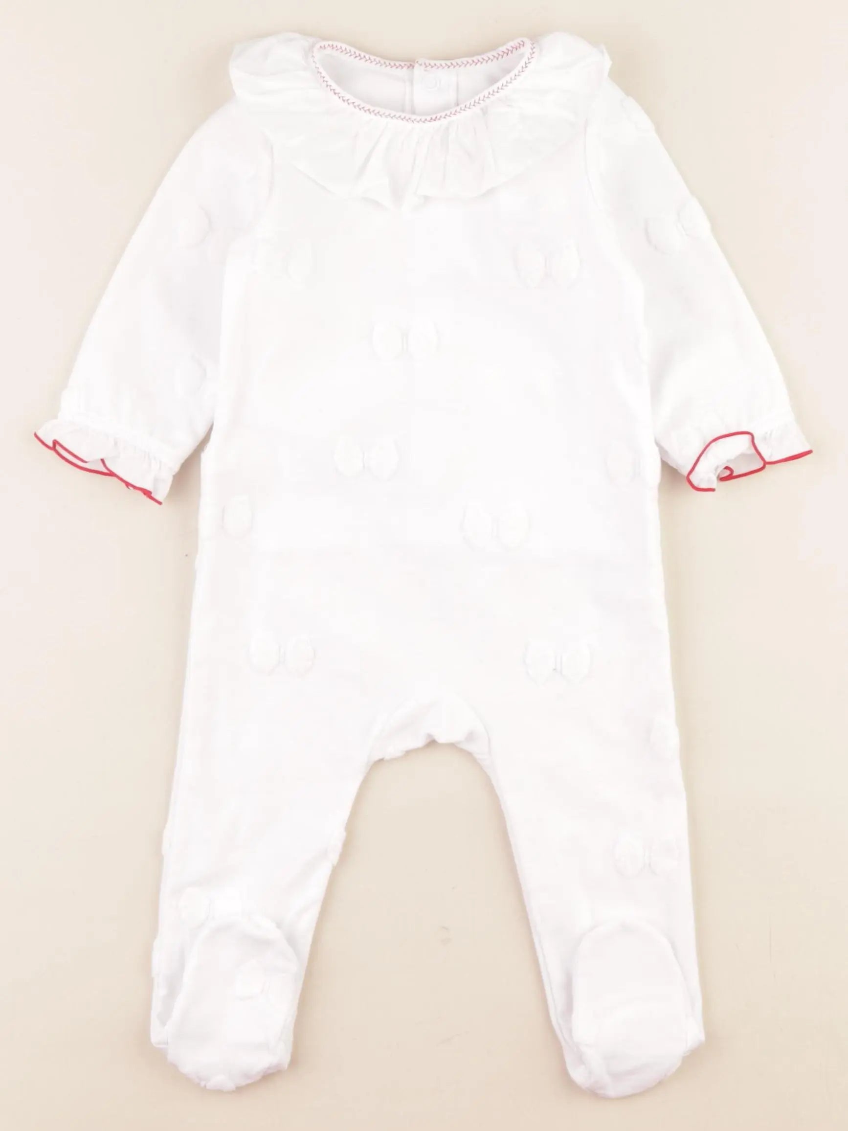Jacadi - pyjama coton blanc - 6 mois