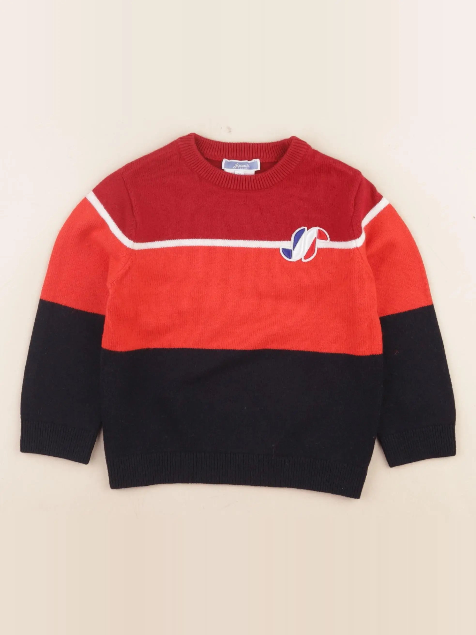 Jacadi - pull multicolore - 3 ans