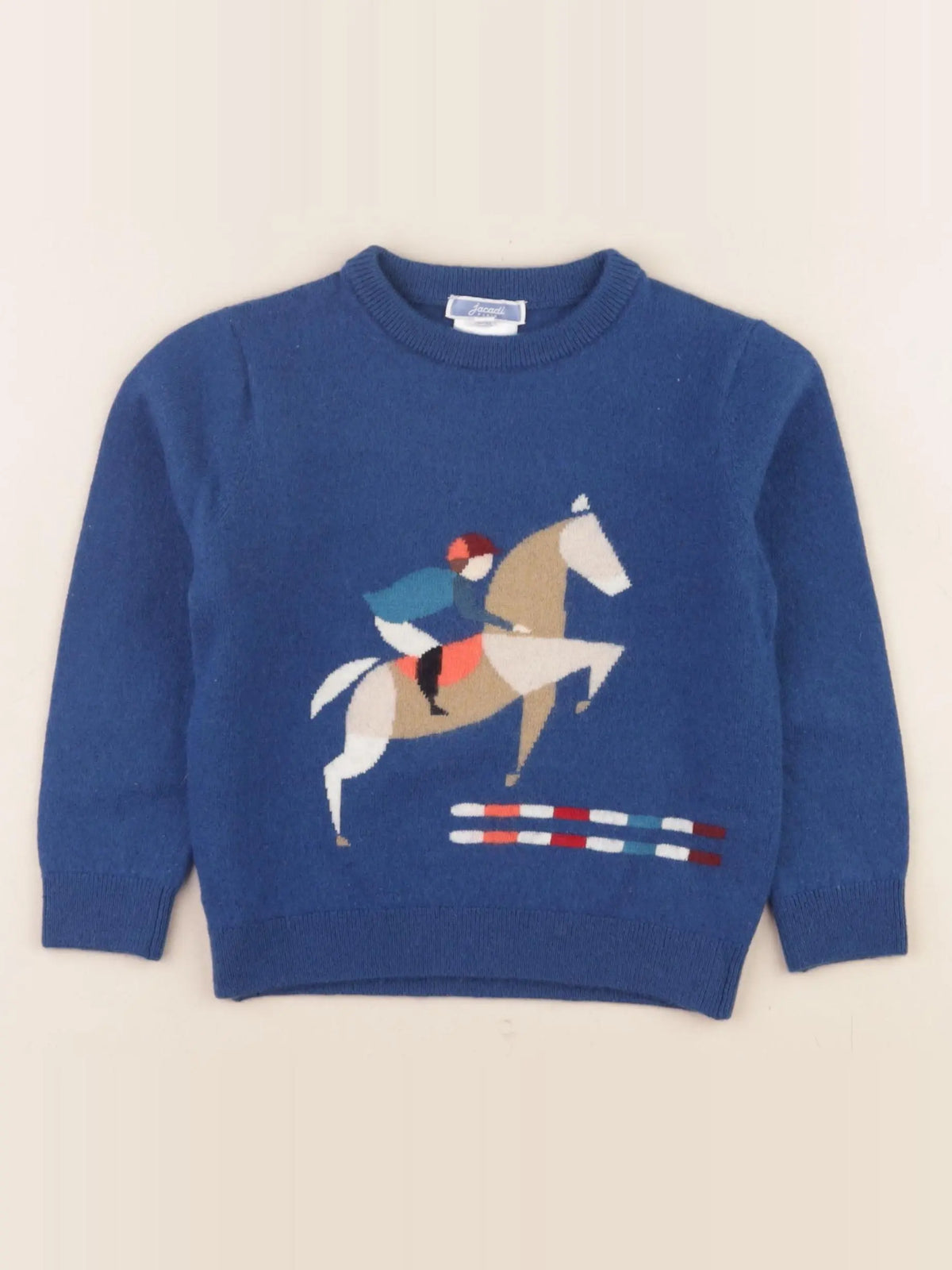 Jacadi - pull bleu - 3 ans