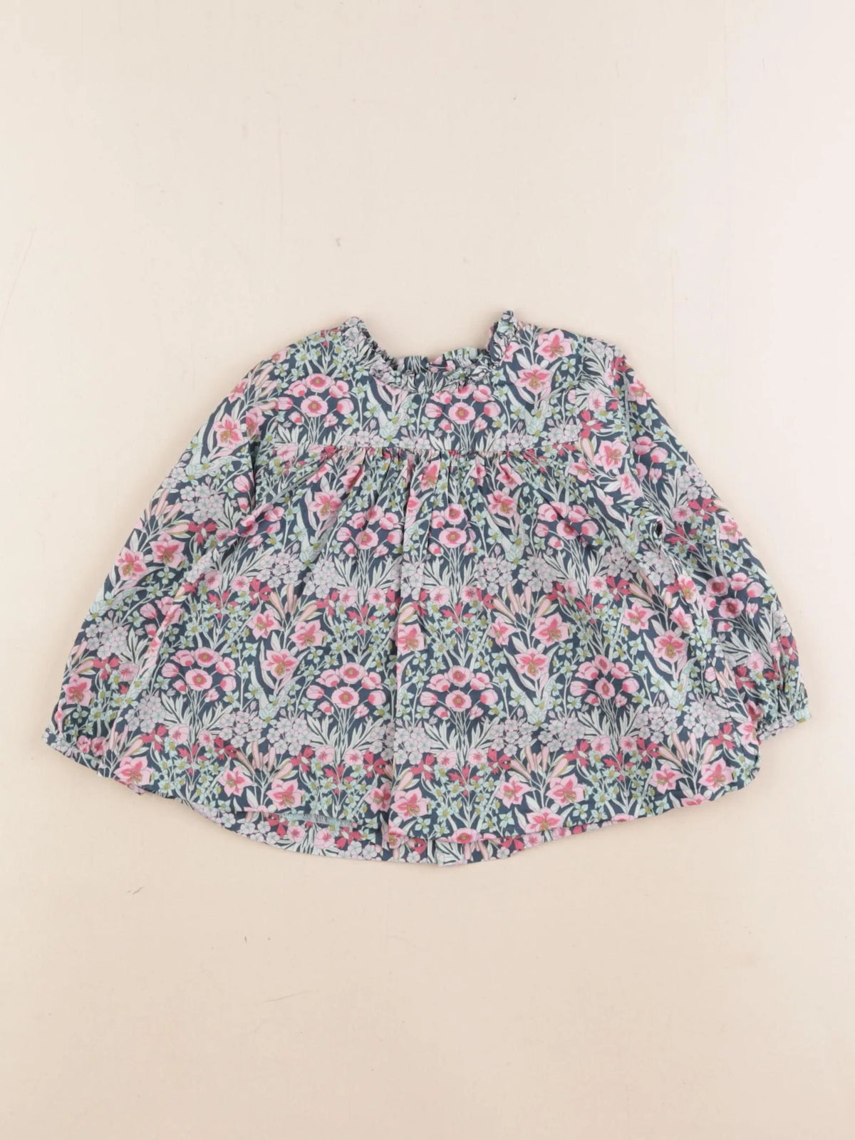Jacadi - blouse liberty multicolore - 18 mois