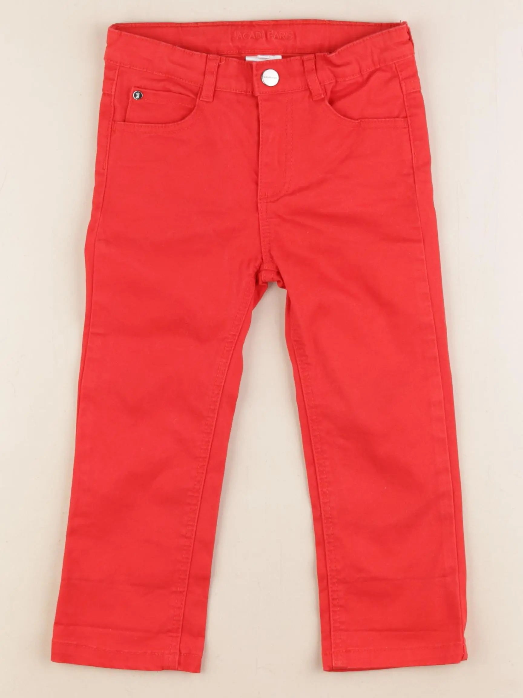 Jacadi - pantalon rouge - 36 mois