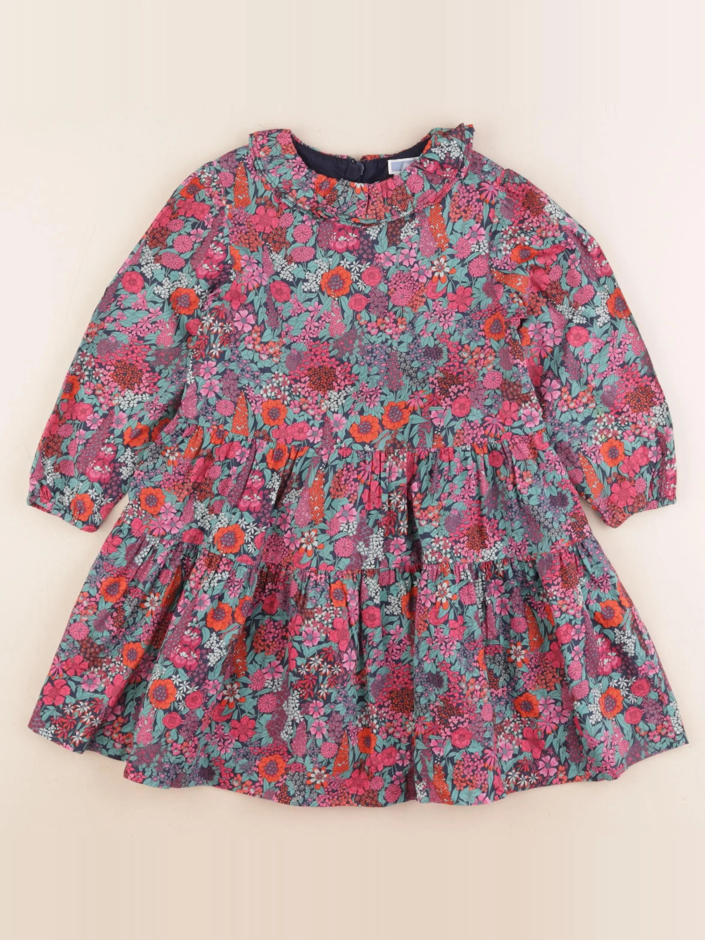 Jacadi - robe liberty multicolore - 4 ans