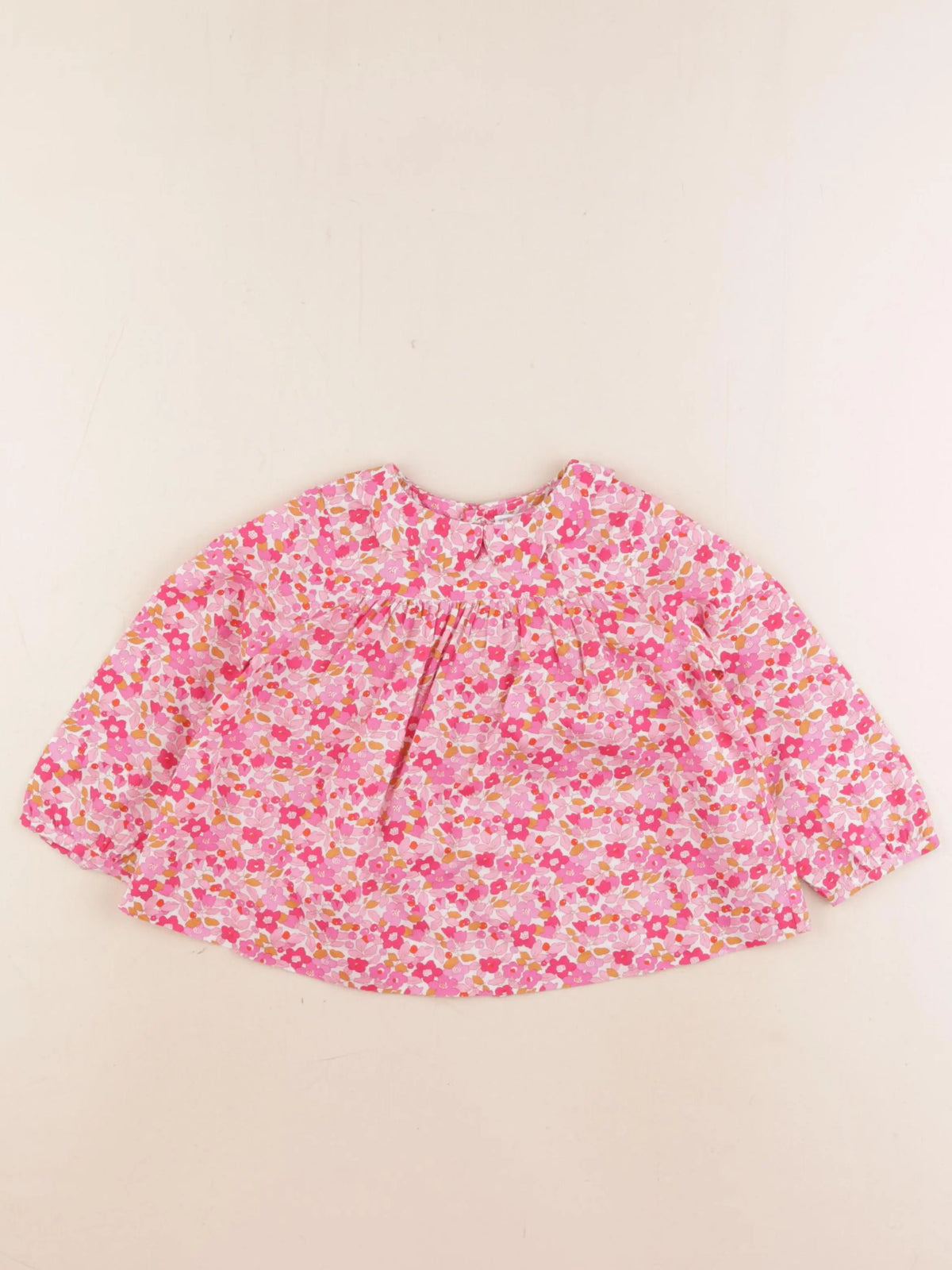 Jacadi - blouse liberty rose - 24 mois