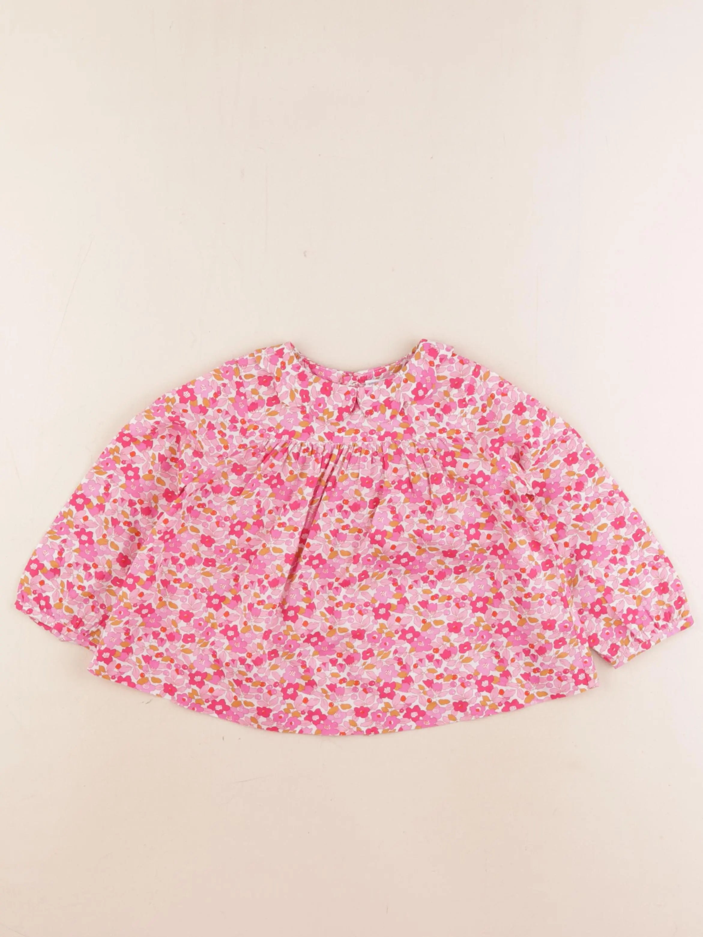 Jacadi - blouse liberty rose - 24 mois