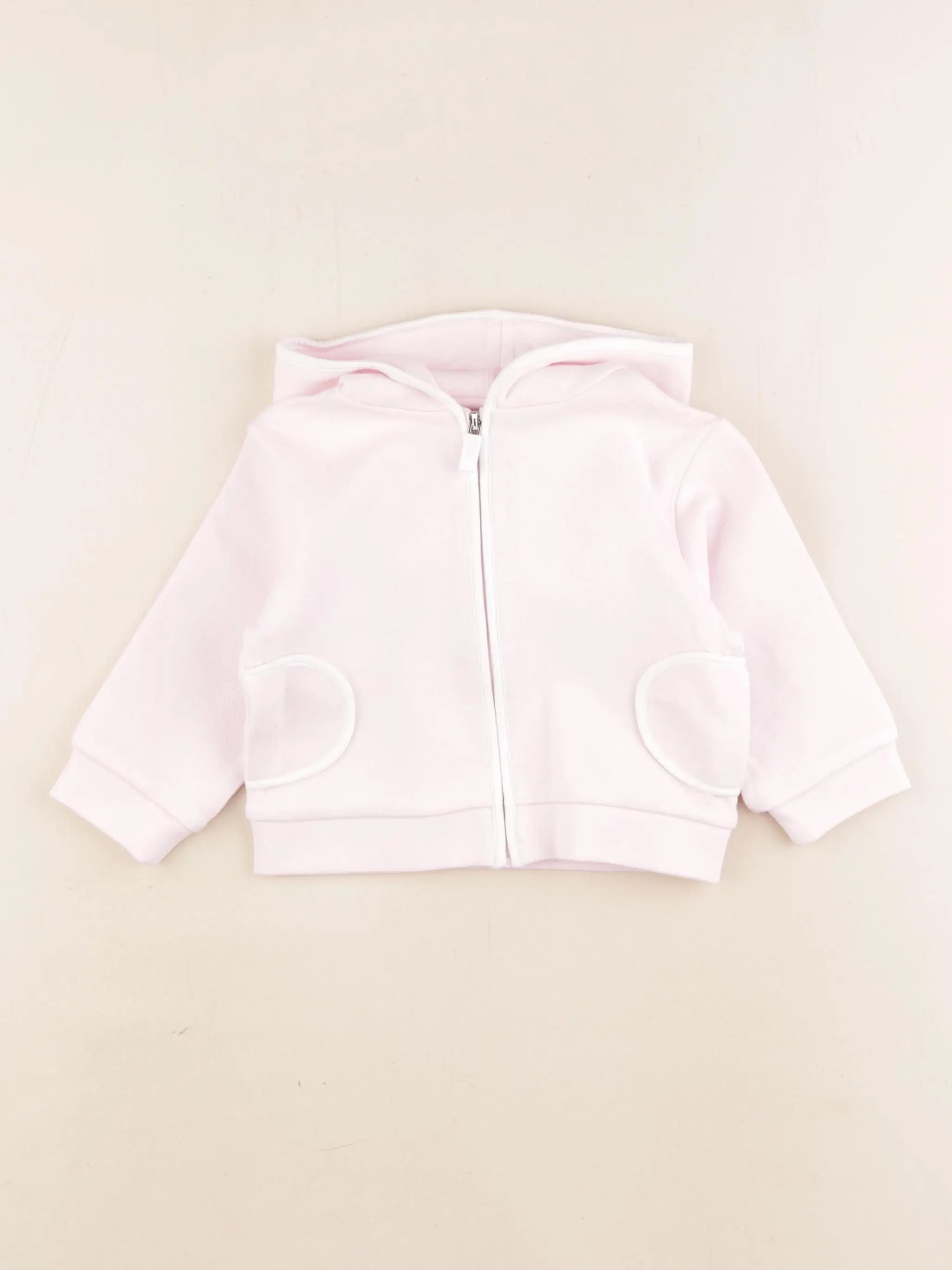 Jacadi - sweat rose - 12 mois