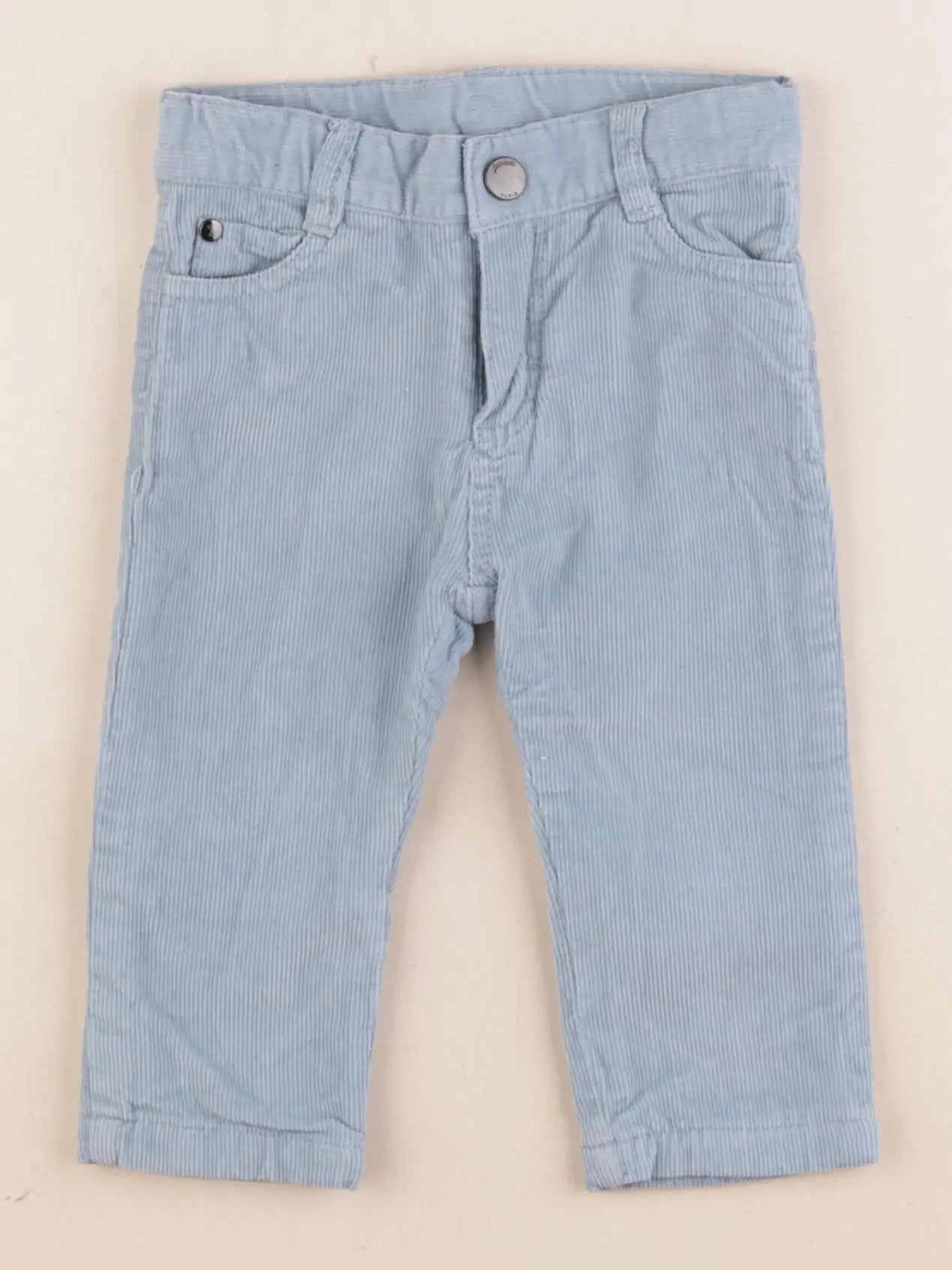 Jacadi - pantalon doublé bleu - 1 an