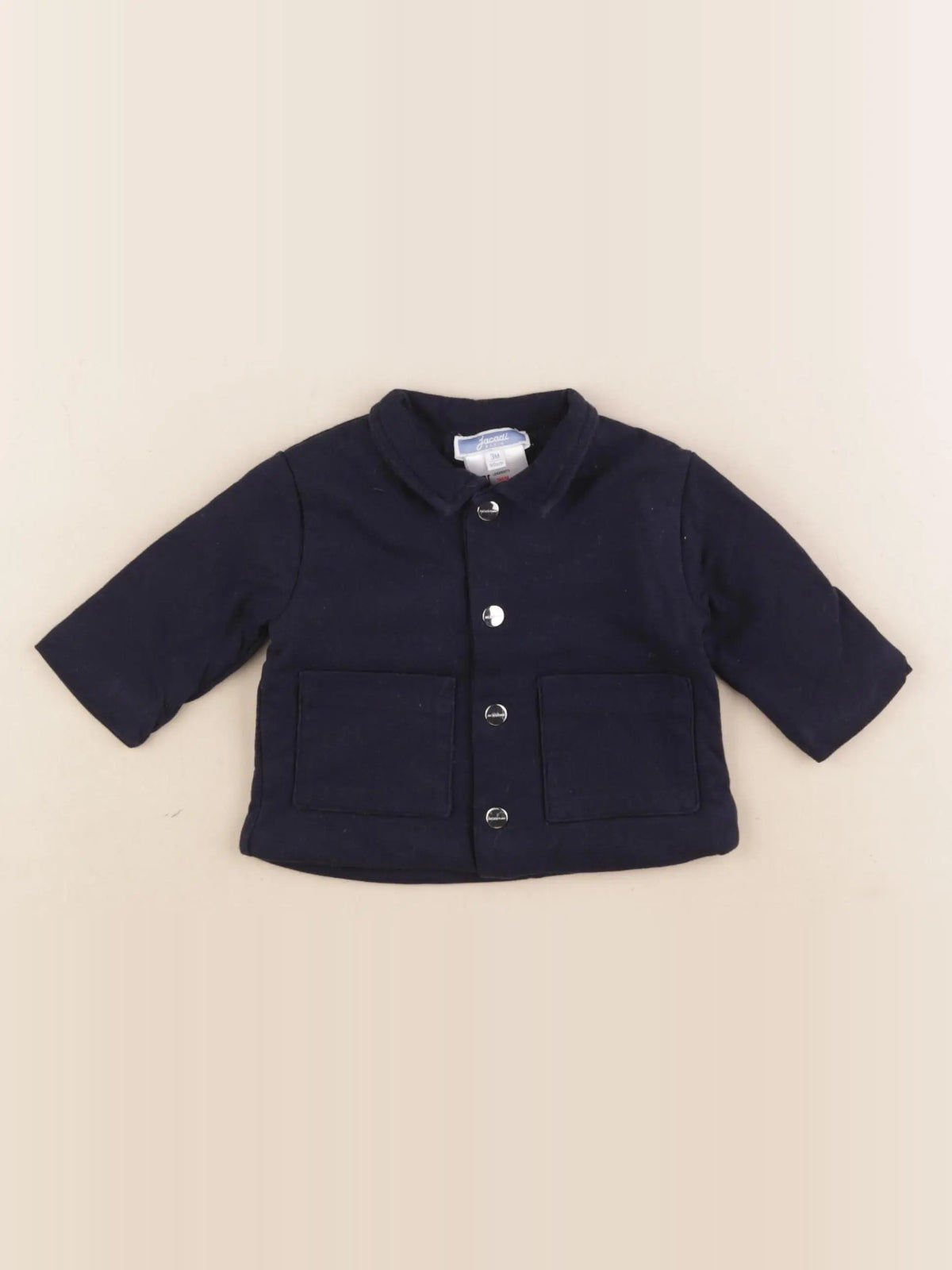 Jacadi - gilet bleu - 3 mois