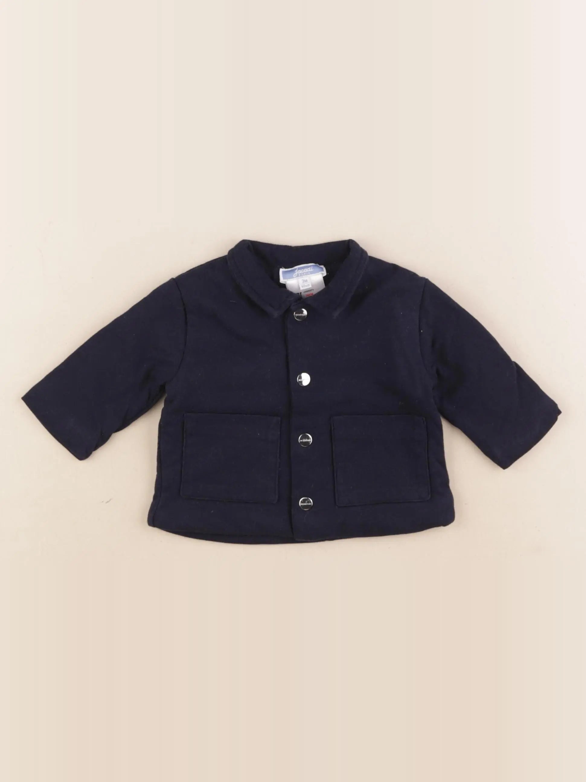 Jacadi - gilet bleu - 3 mois
