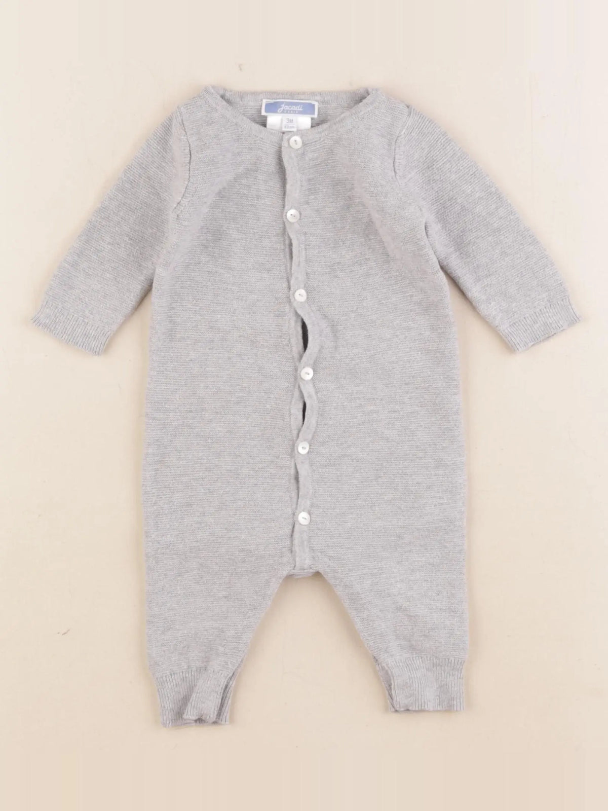Jacadi - combinaison gris - 3 mois