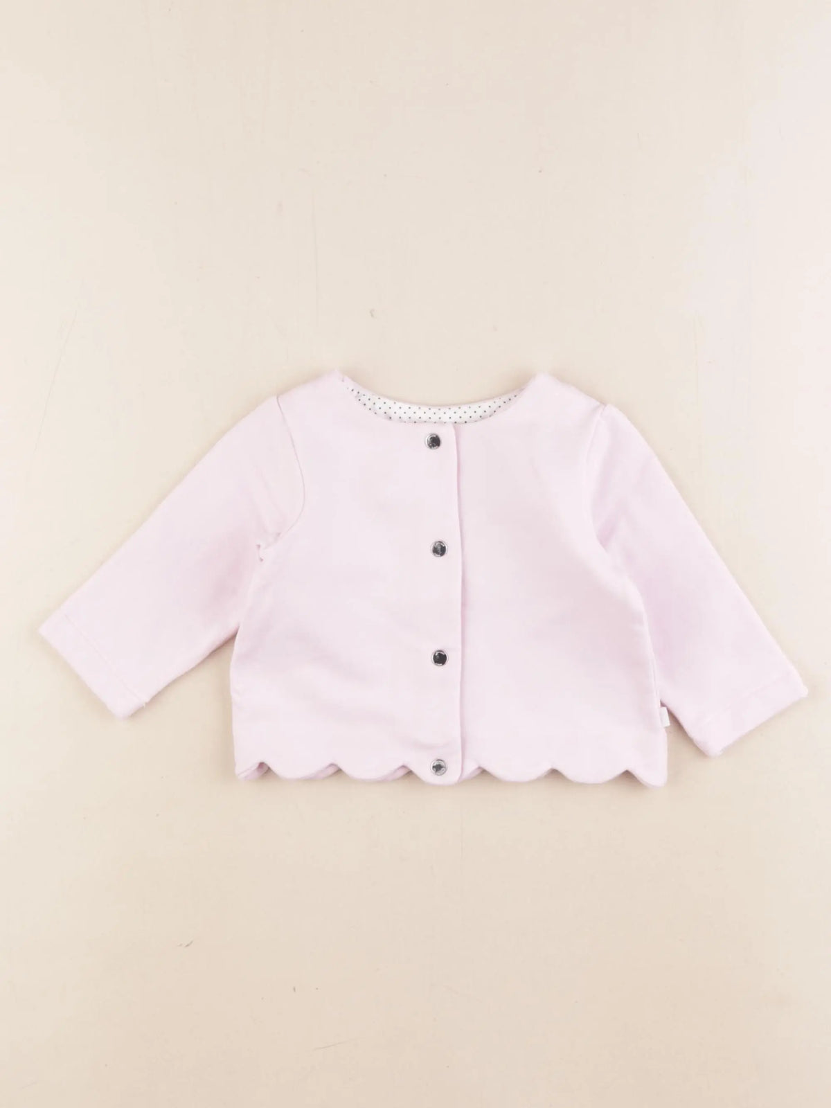 Jacadi - sweat rose - 6 mois