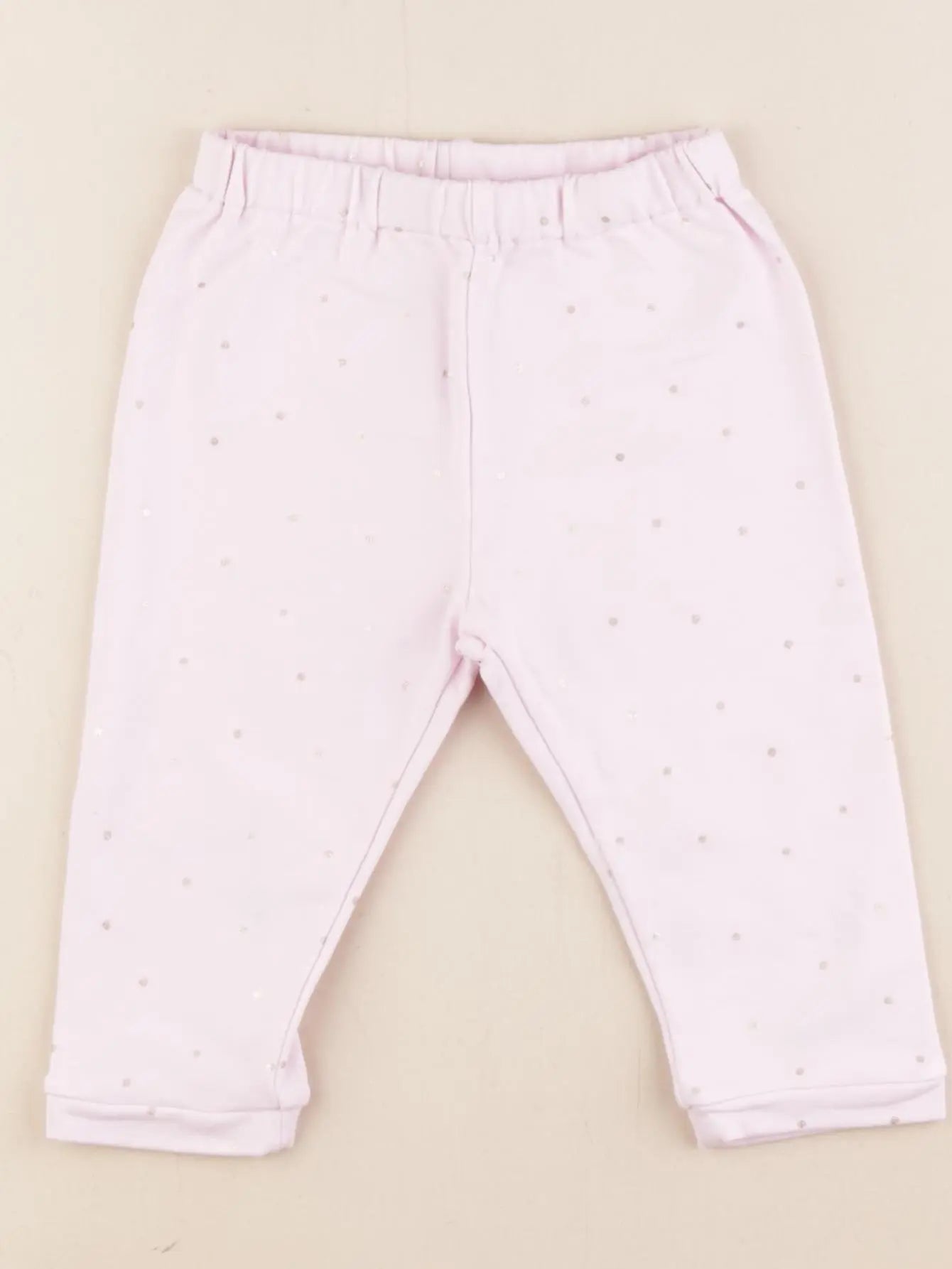 Jacadi - pantalon rose, or - 12 mois