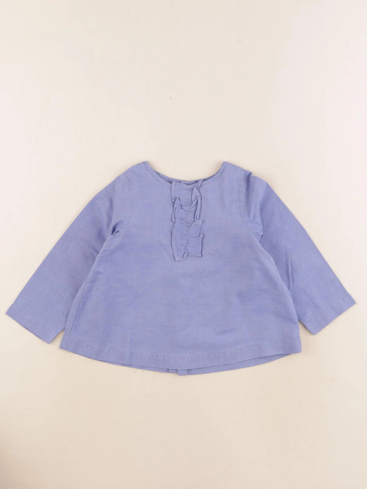 Jacadi - blouse bleu - 18 mois