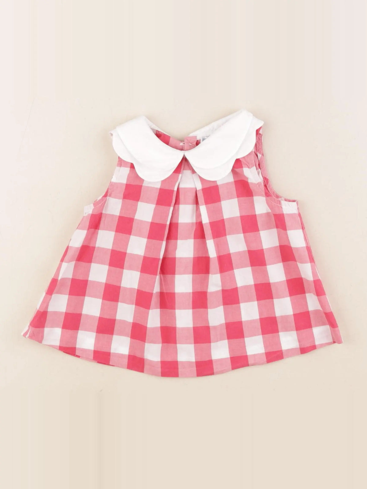Jacadi - blouse blanc, rouge - 18 mois