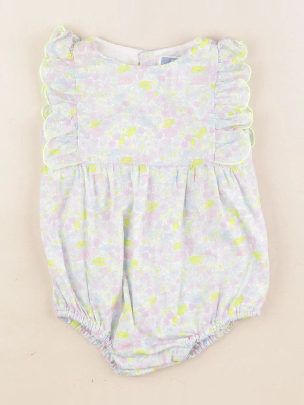 Jacadi - combinaison liberty multicolore - 6 mois