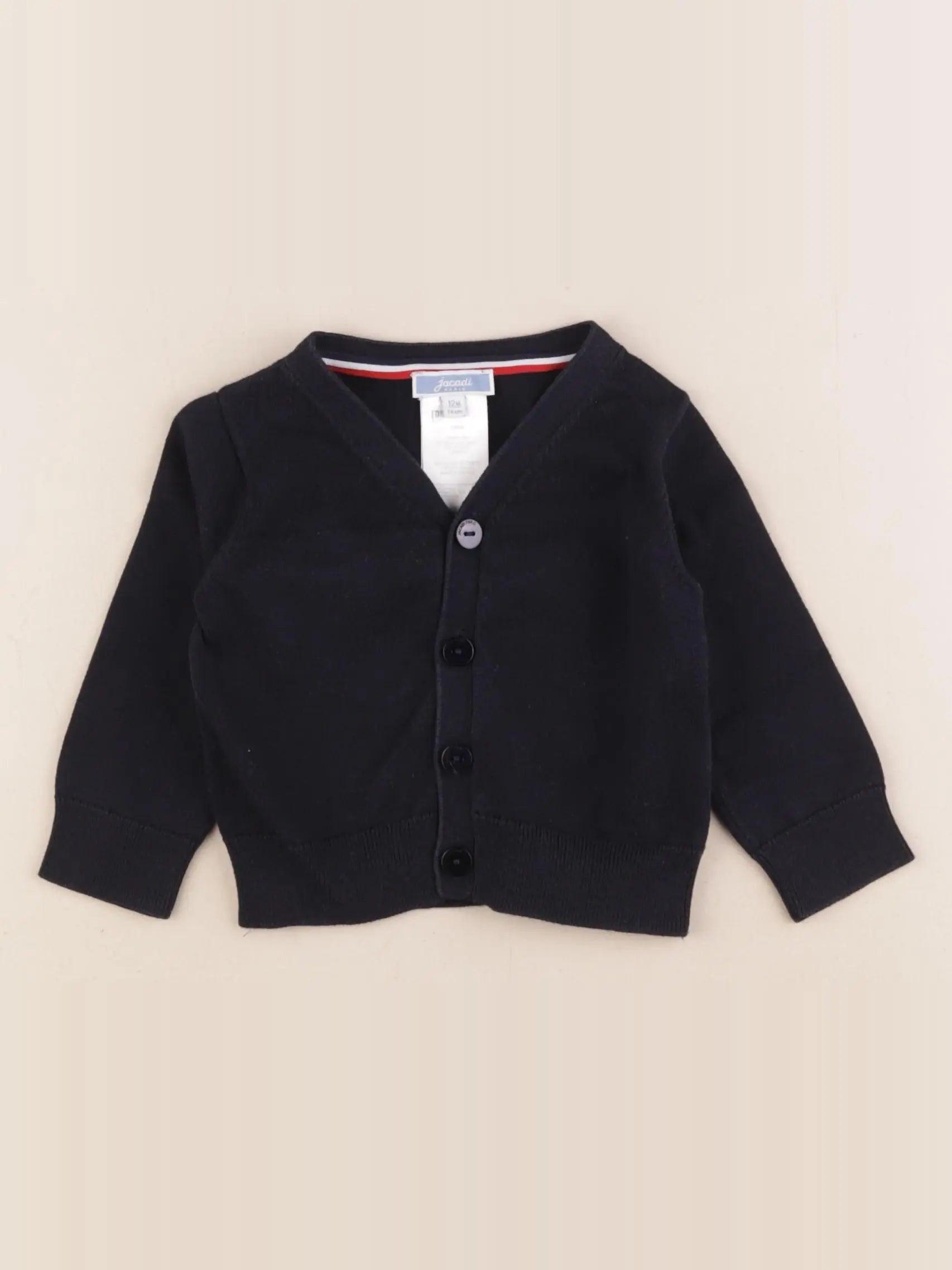 Jacadi - gilet bleu - 12 mois