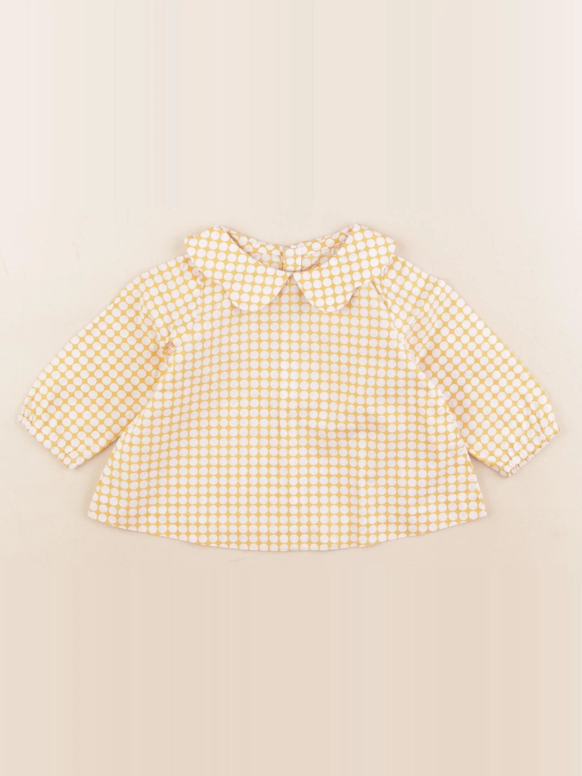 Jacadi - blouse jaune - 6 mois