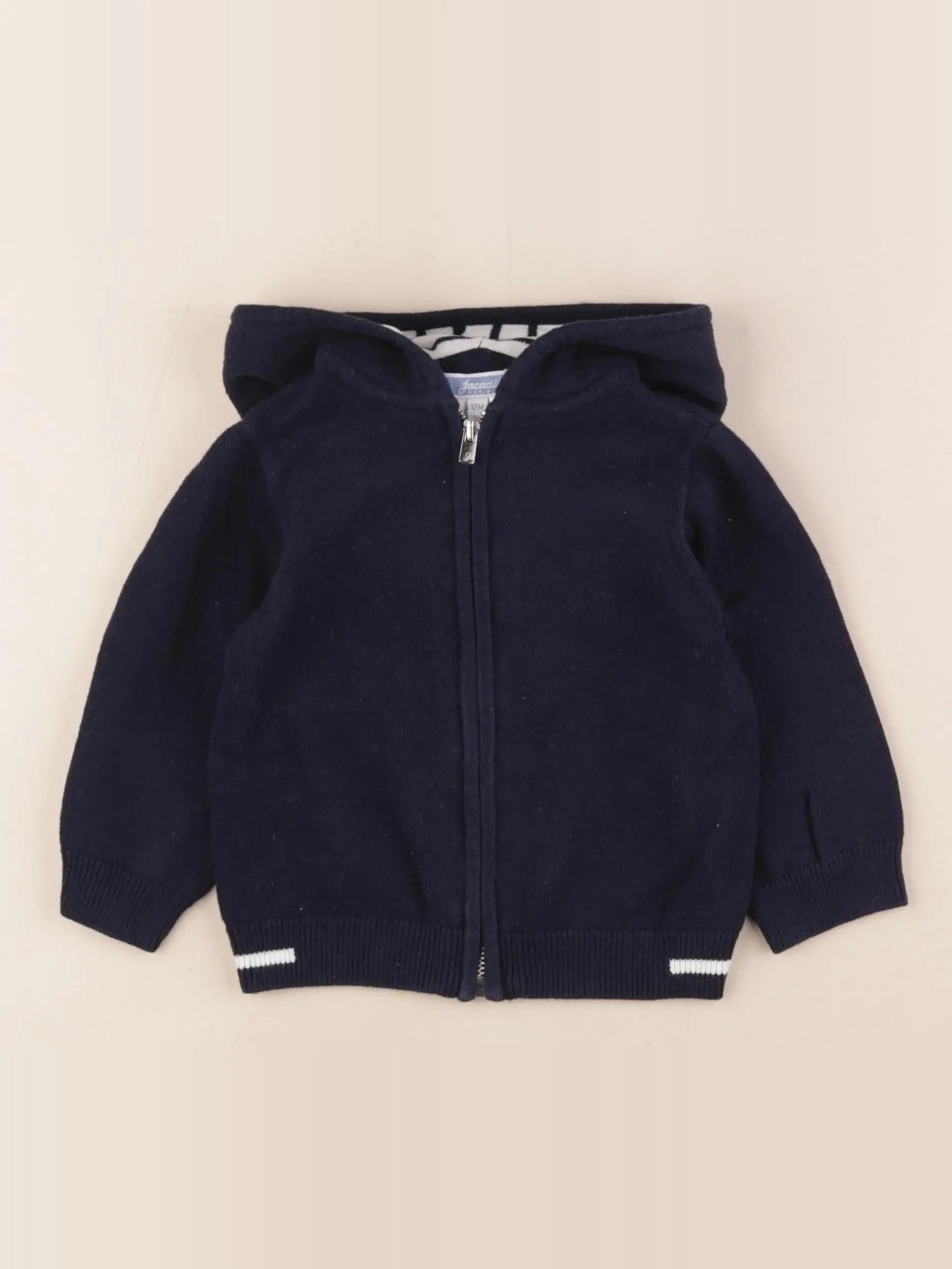 Jacadi - gilet bleu - 12 mois