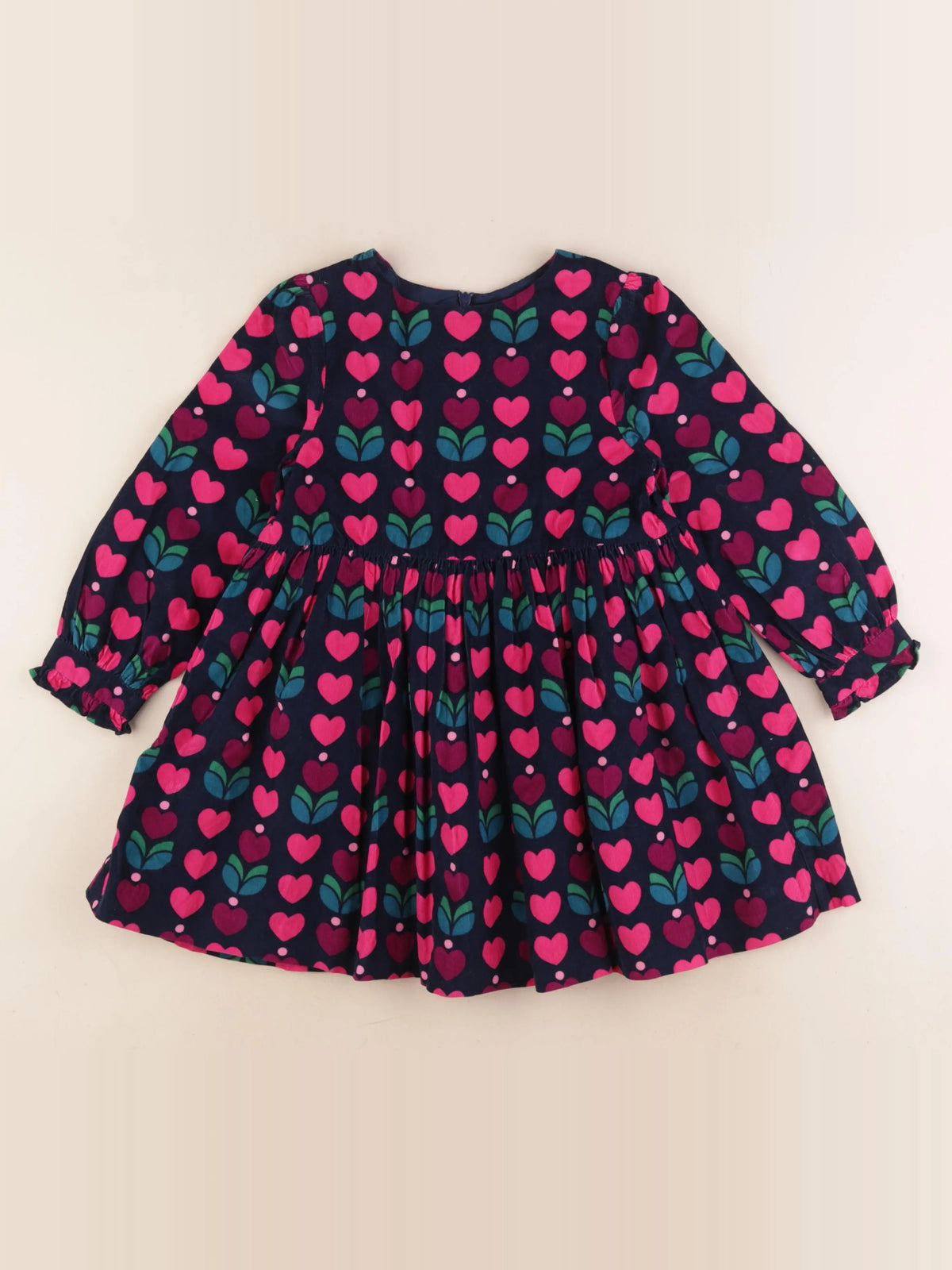 Jacadi - robe bleu, rose - 4 ans