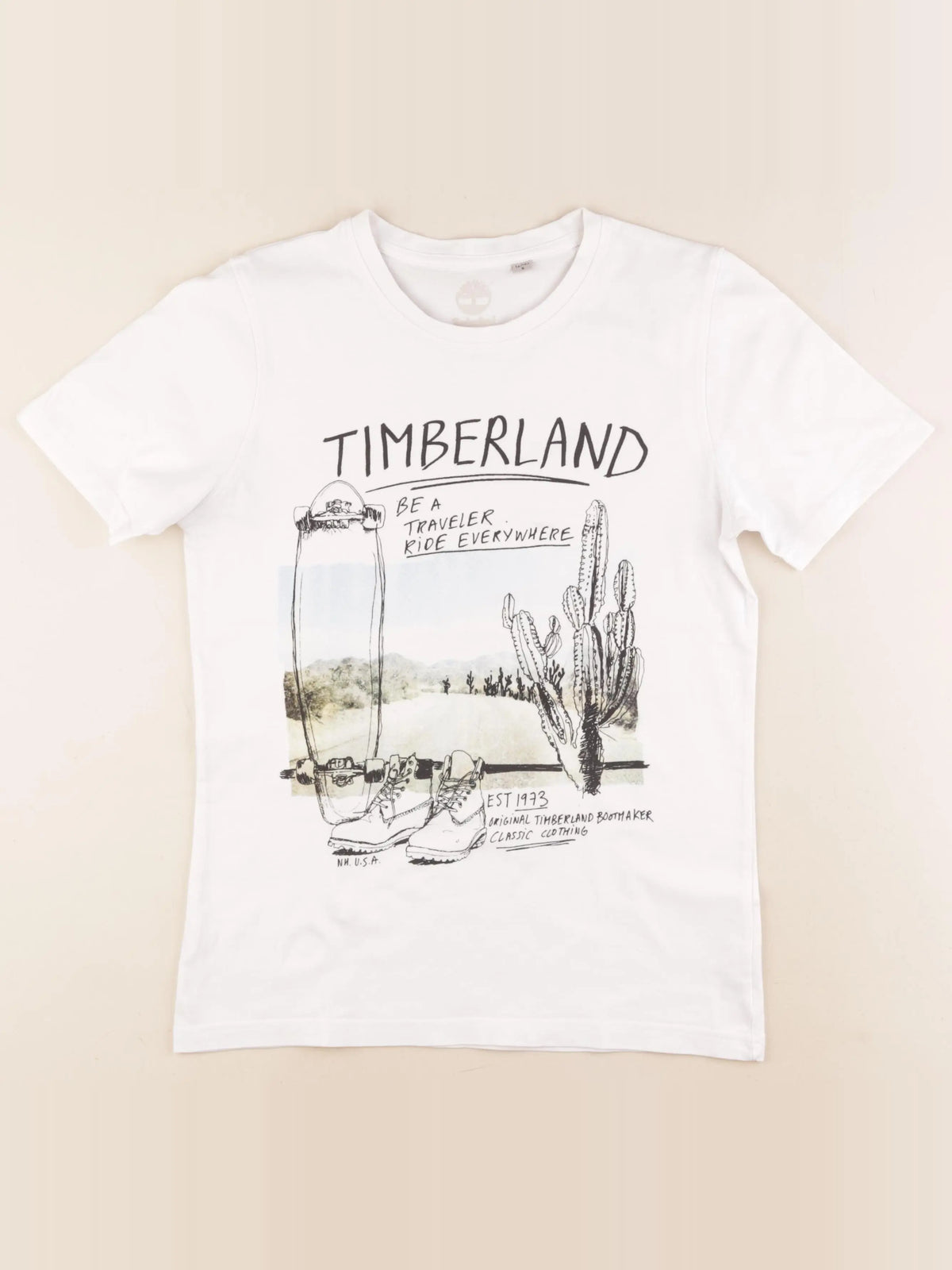 Timberland - tee-shirt blanc - 14 ans