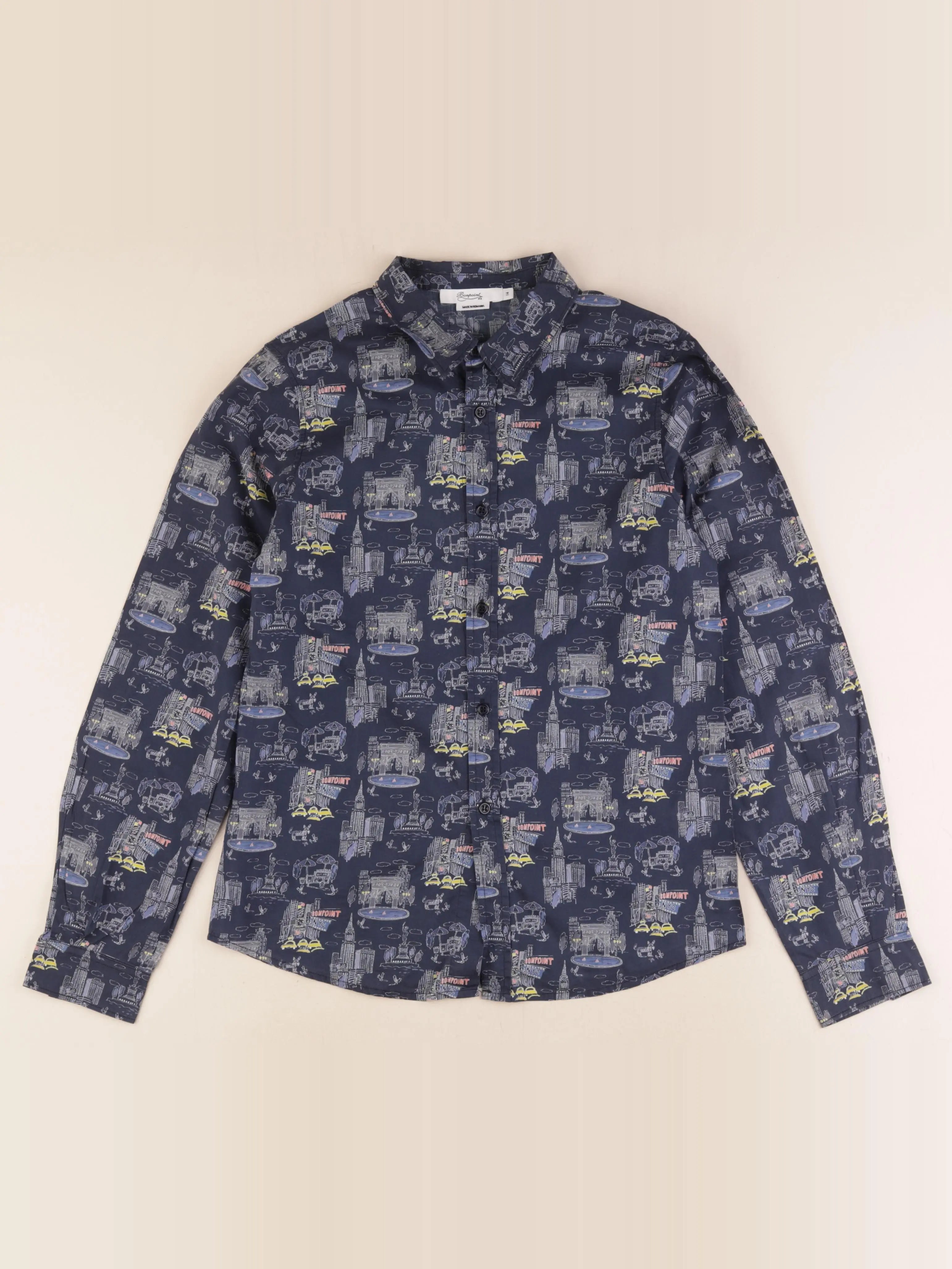Bonpoint - chemise bleu - 14 ans