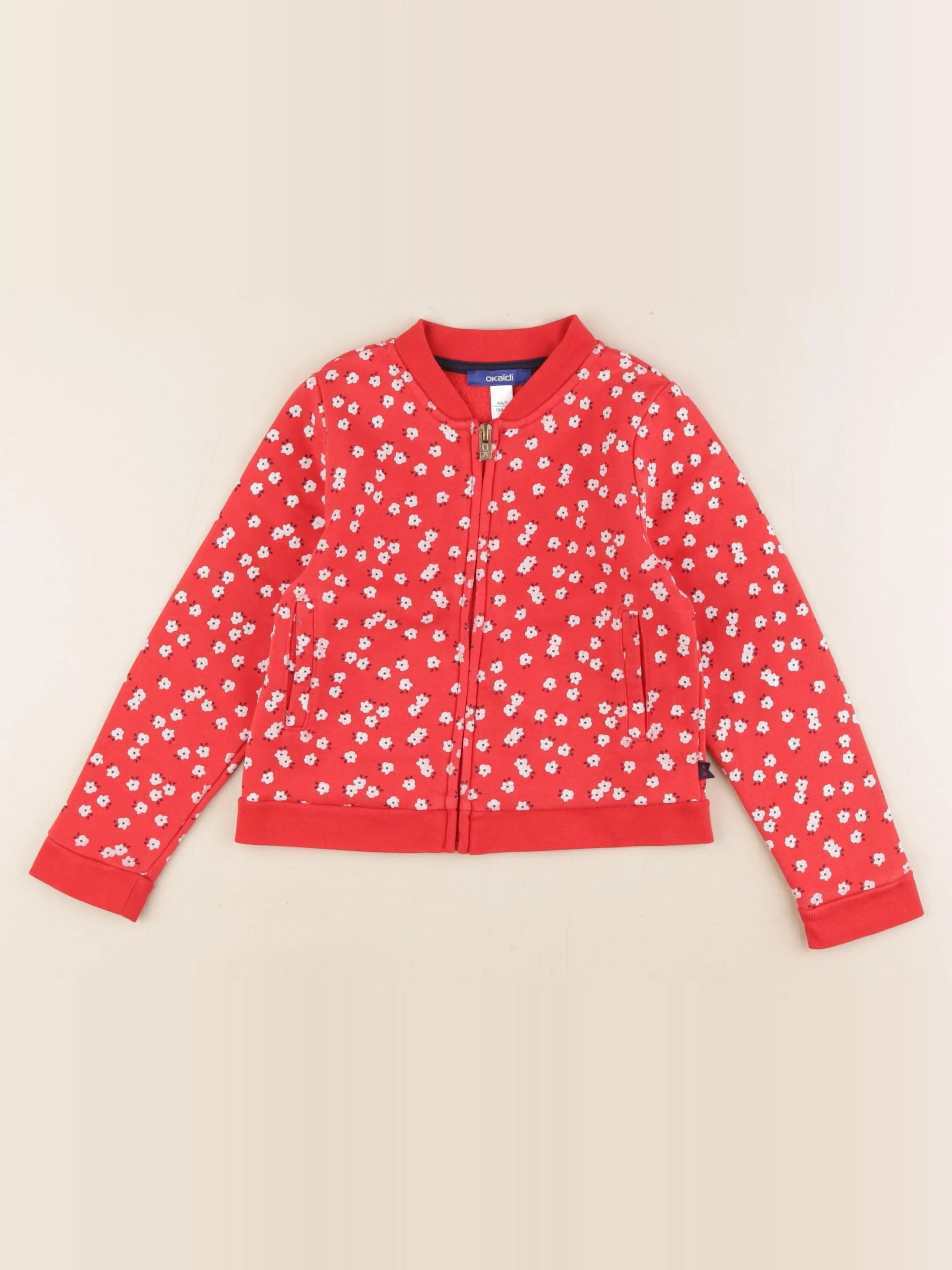 Okaidi - sweat rouge - 4 ans
