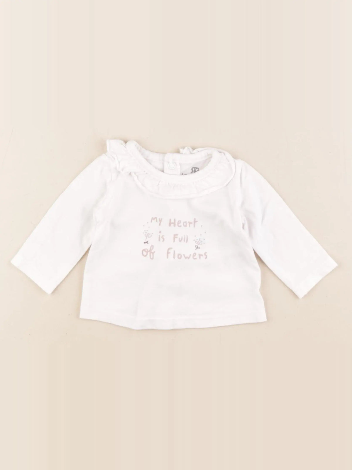 La Redoute - tee-shirt blanc - 1 mois