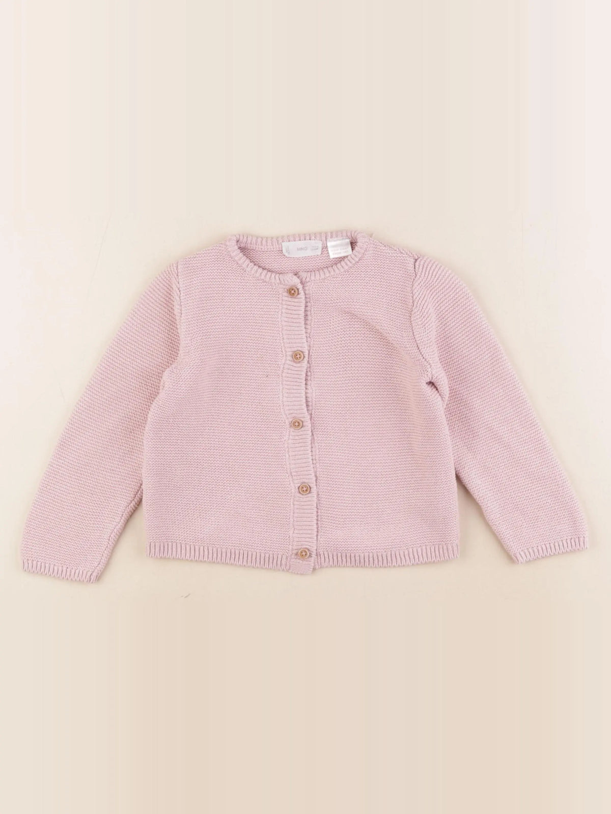 Mango - gilet rose - 18/24 mois