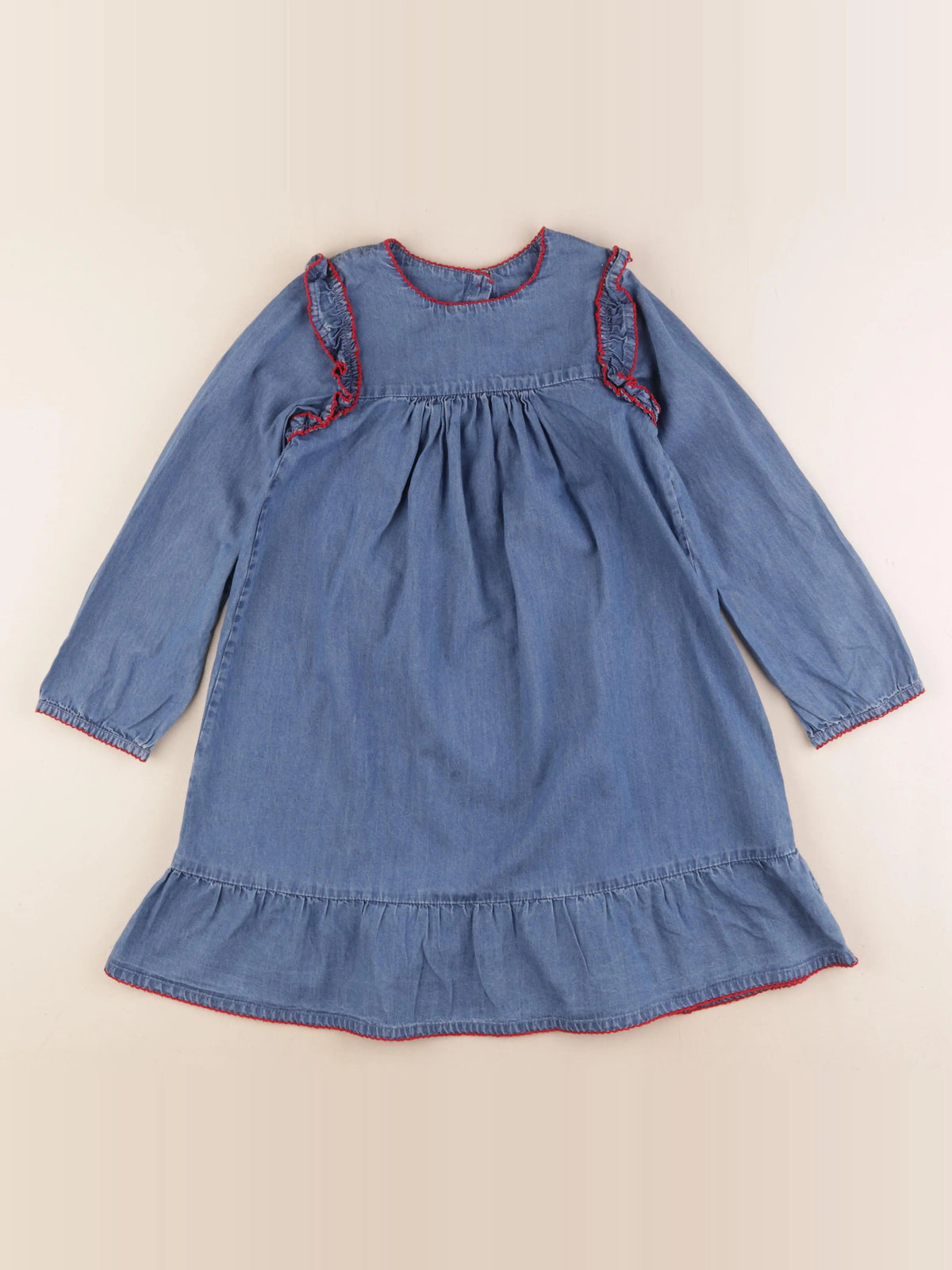 Bonton - robe bleu - 8 ans