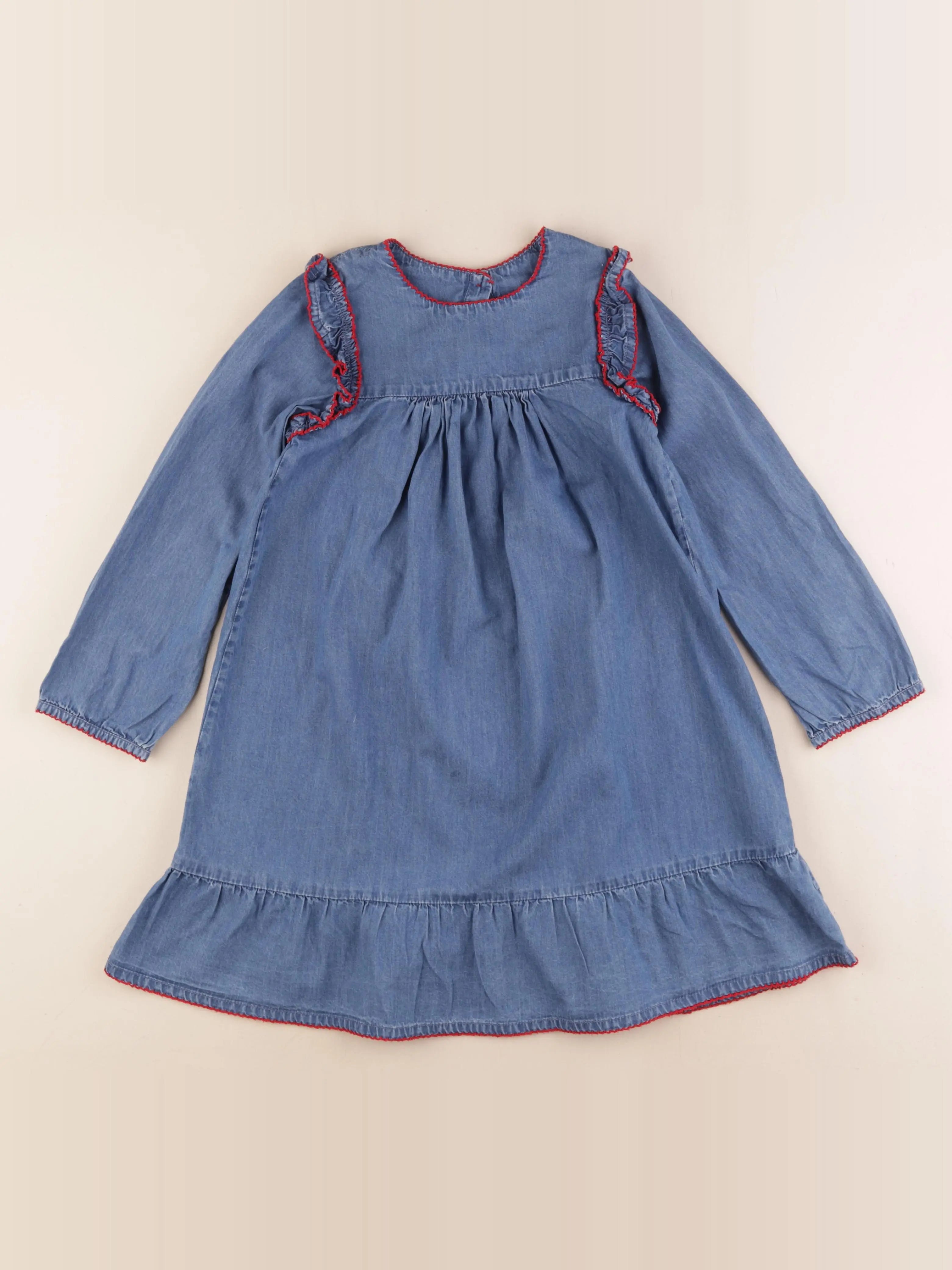 Bonton - robe bleu - 8 ans