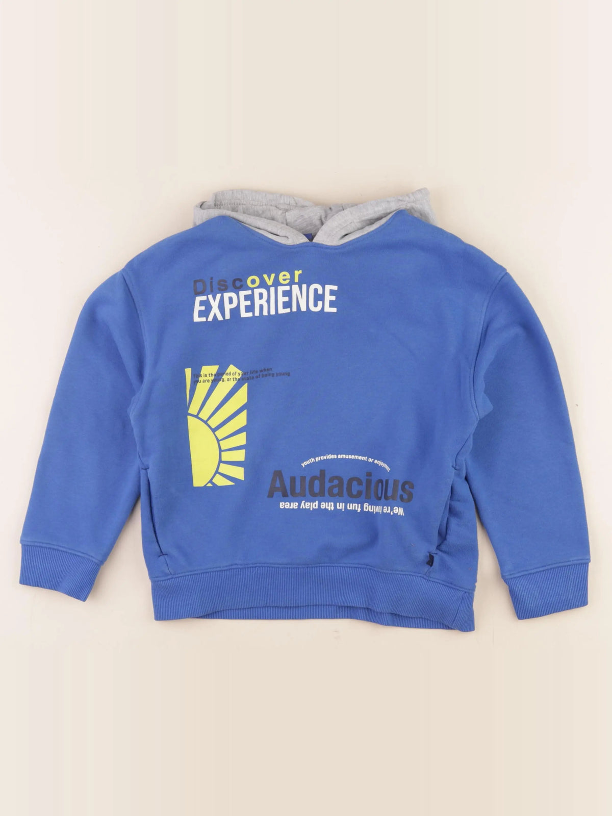 Okaidi - sweat bleu - 8 ans