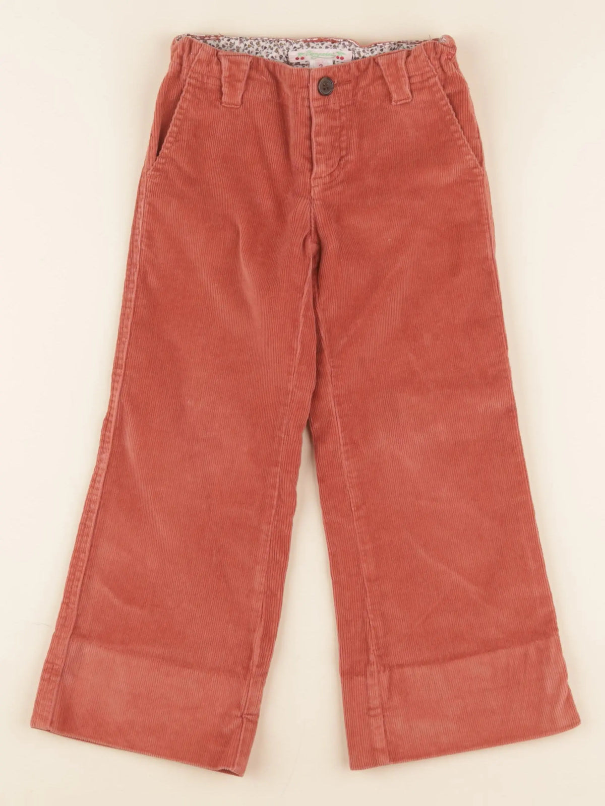 Bonpoint - pantalon orange - 3 ans