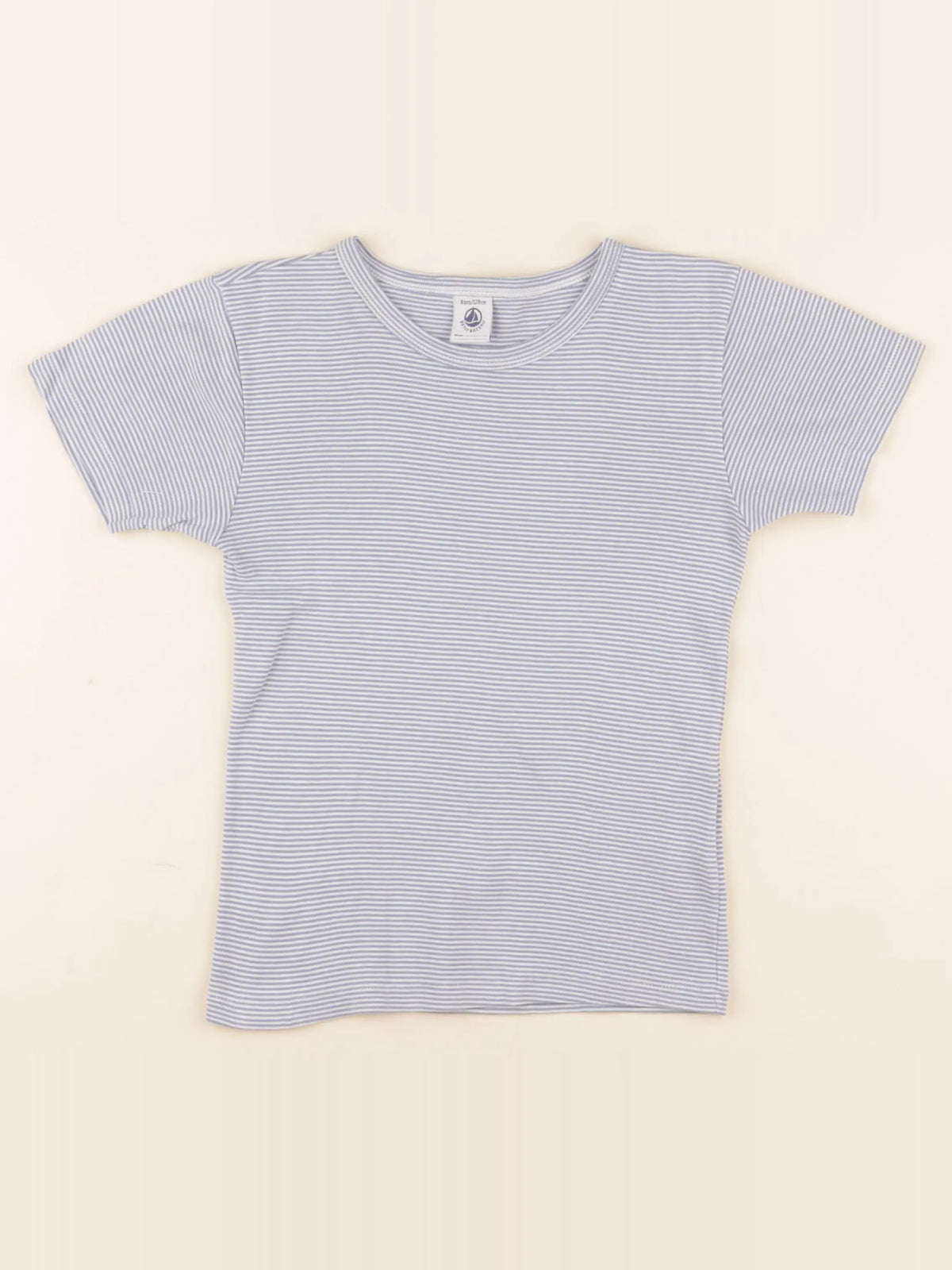 Petit Bateau - maillot de corps bleu - 8 ans