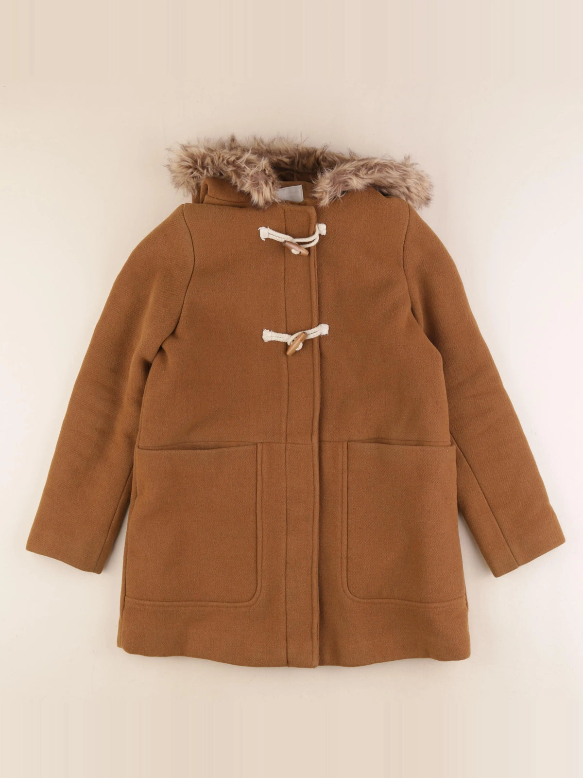 Vertbaudet - manteau marron - 14 ans
