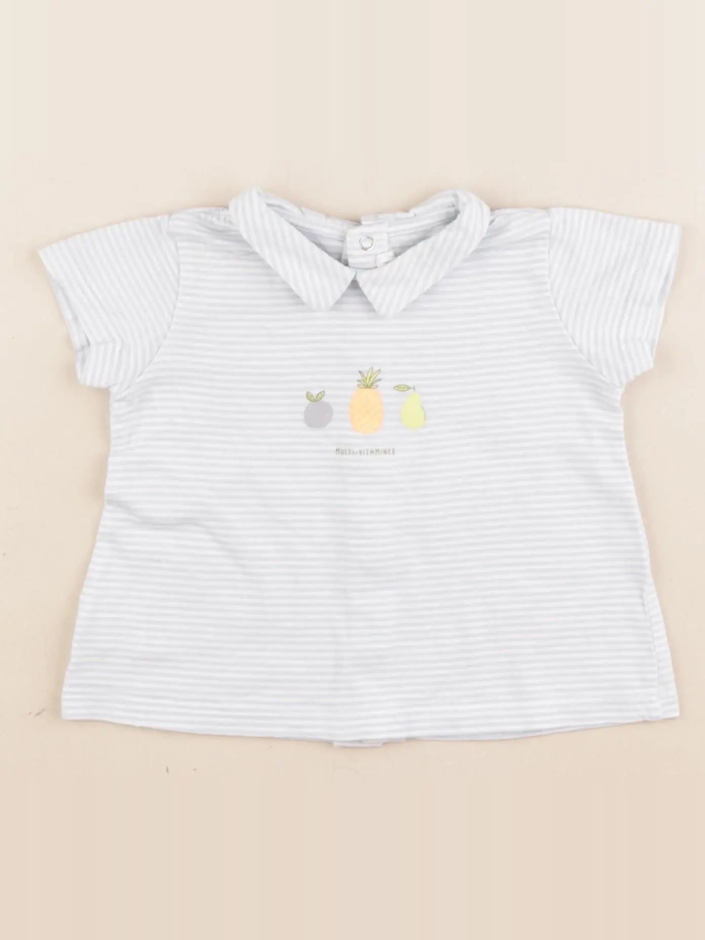 Boutchou - tee-shirt bleu - 9 mois