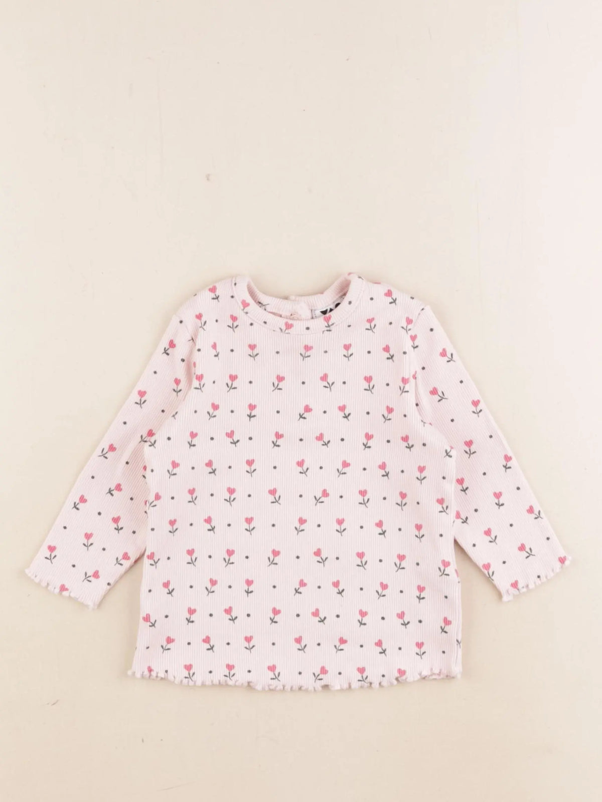 Tape à l'oeil - tee-shirt rose - 6 mois