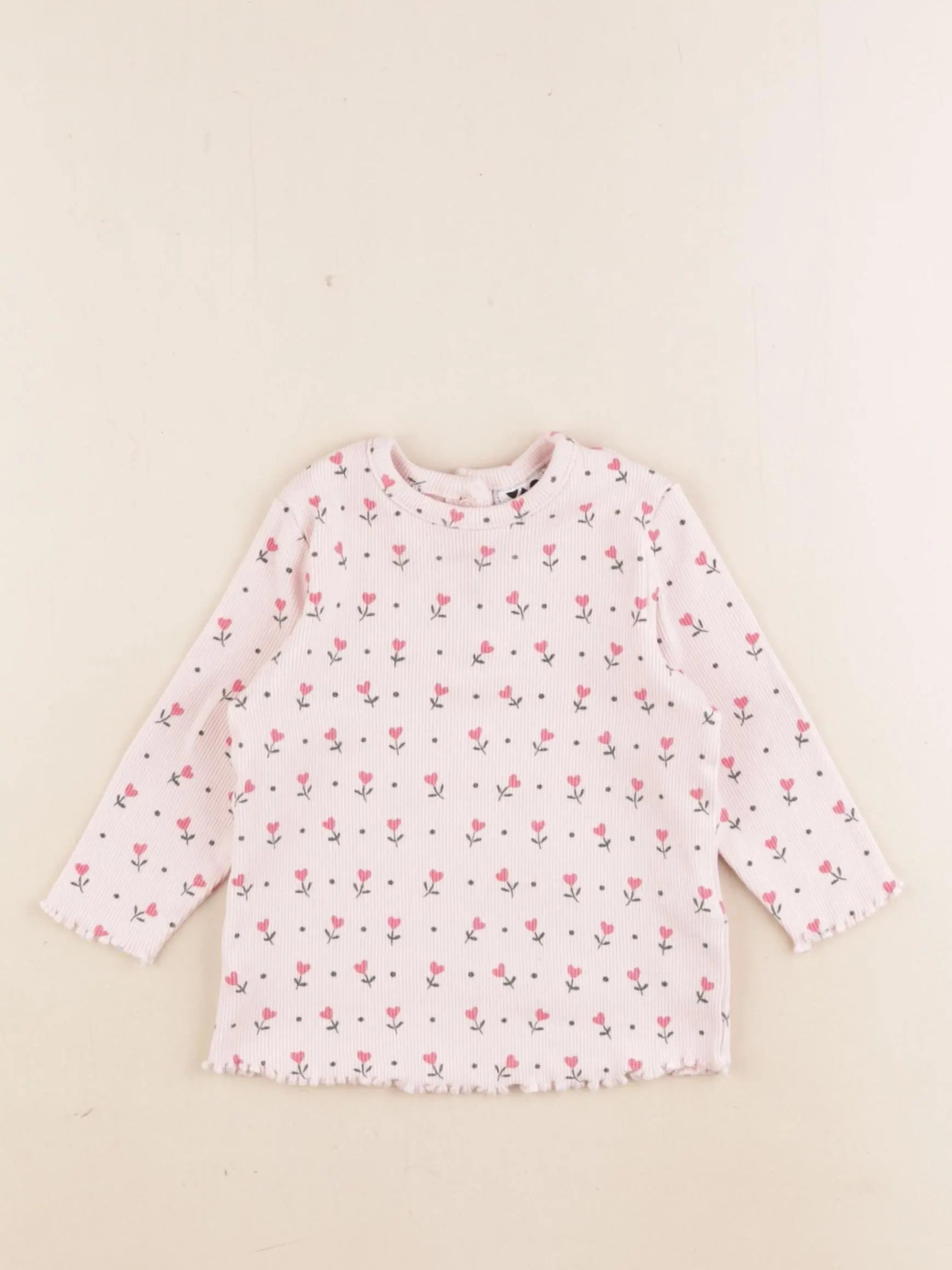 Tape à l'oeil - tee-shirt rose - 6 mois