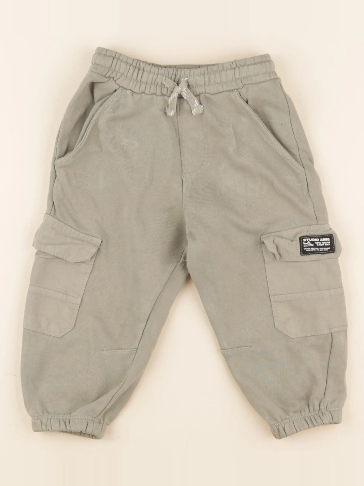 Zara - jogging vert - 18 mois