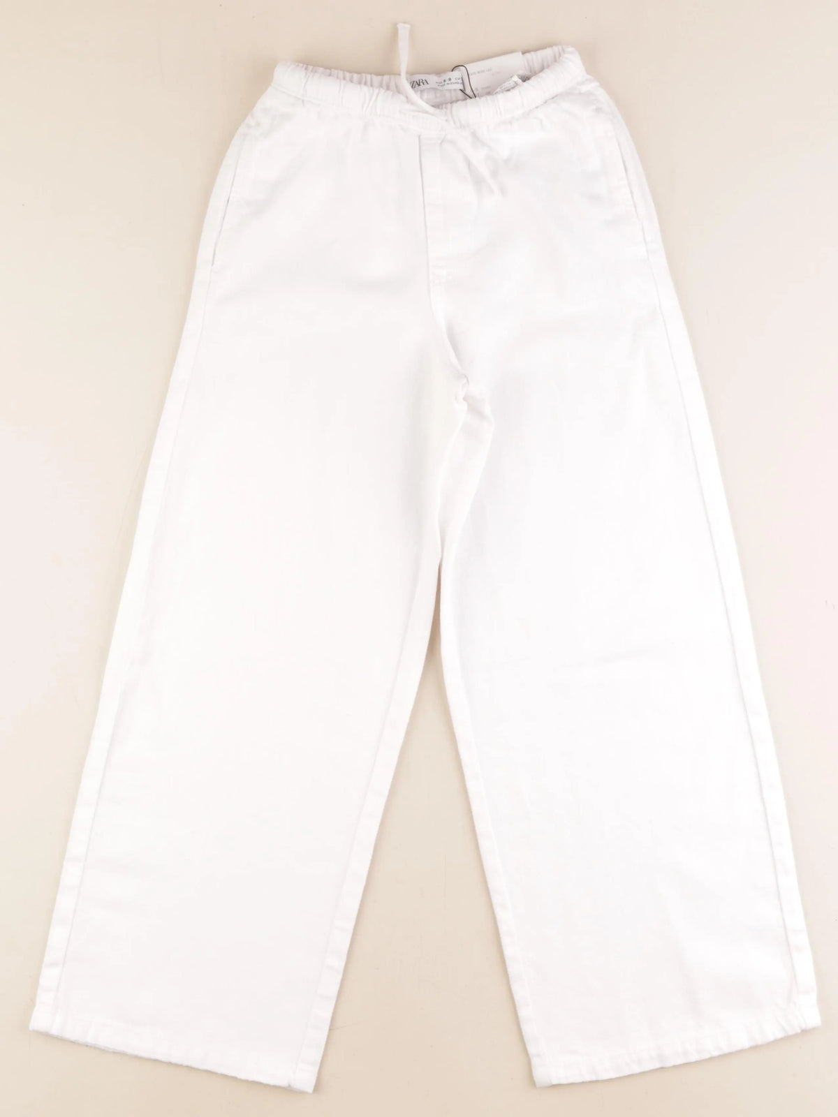 Zara - pantalon blanc - 8/9 ans