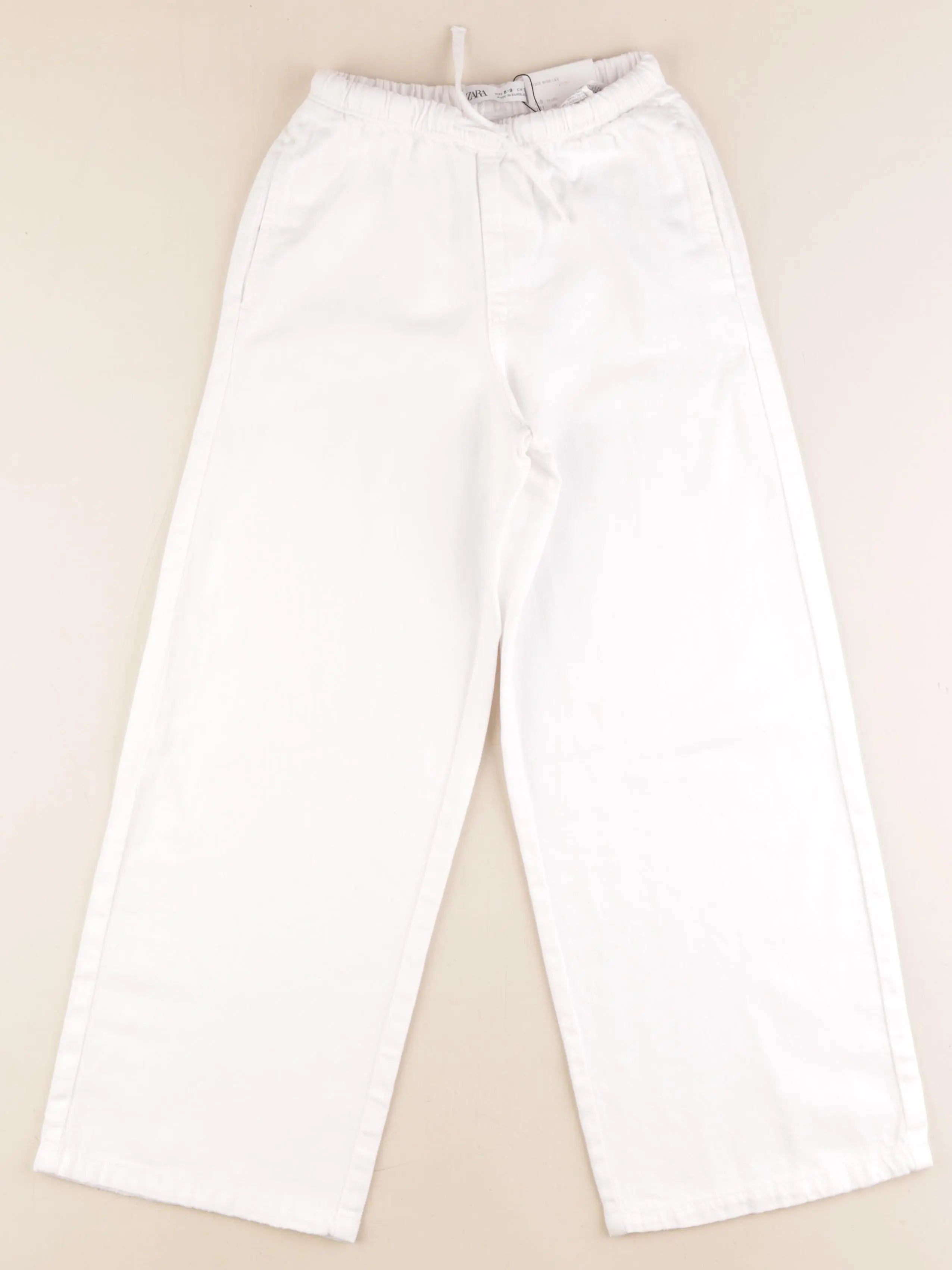 Zara - pantalon blanc - 8/9 ans
